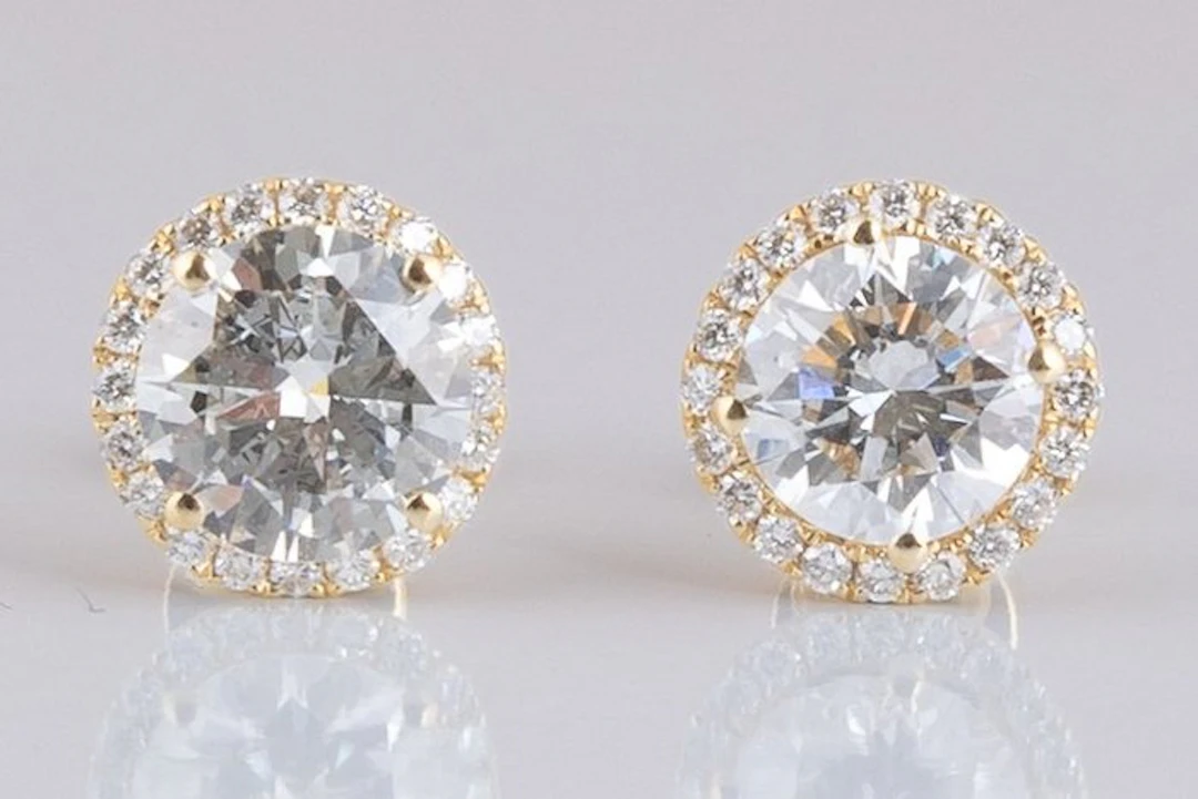 No reserve price - Earrings - 18 kt