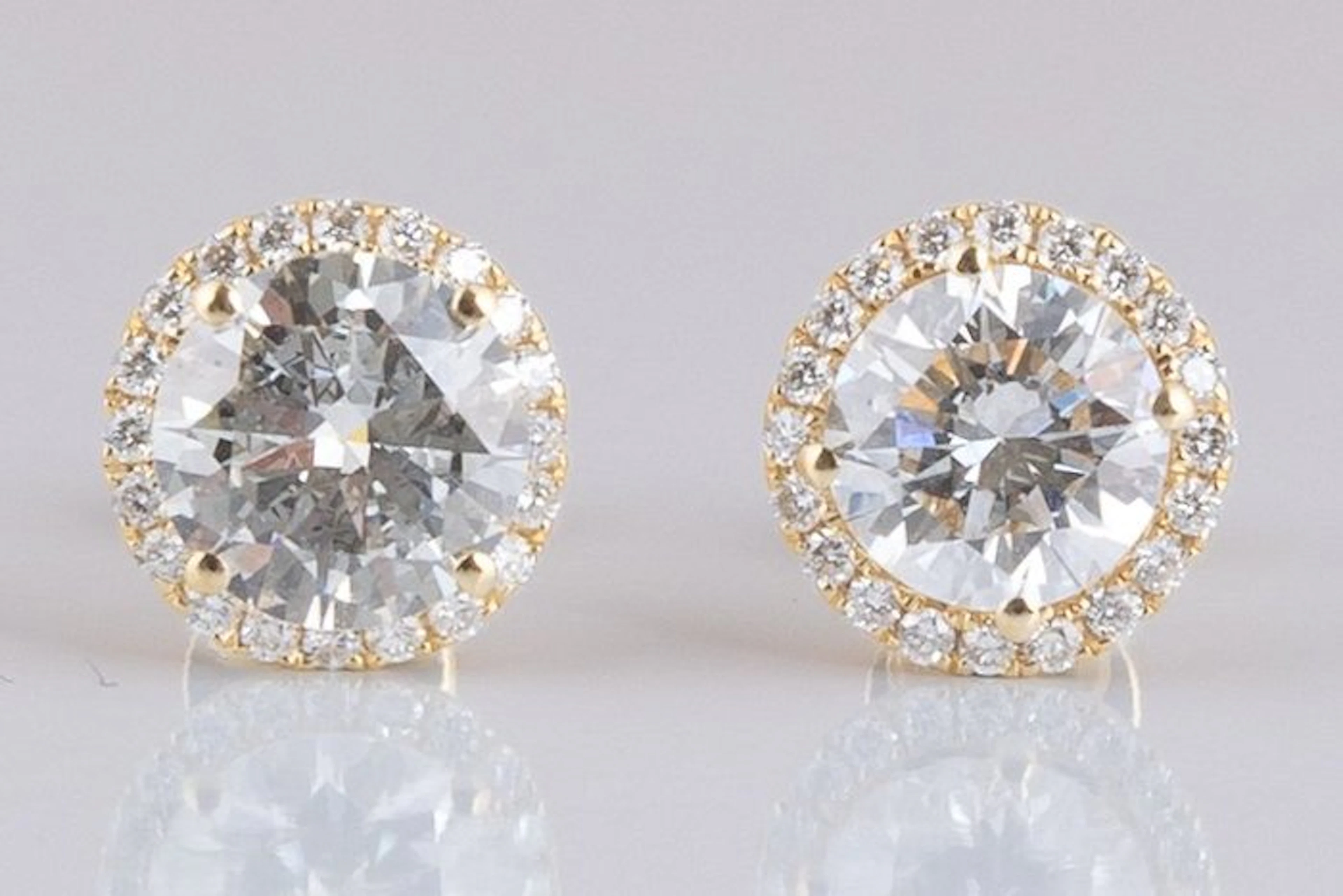 No reserve price - Earrings - 18 kt