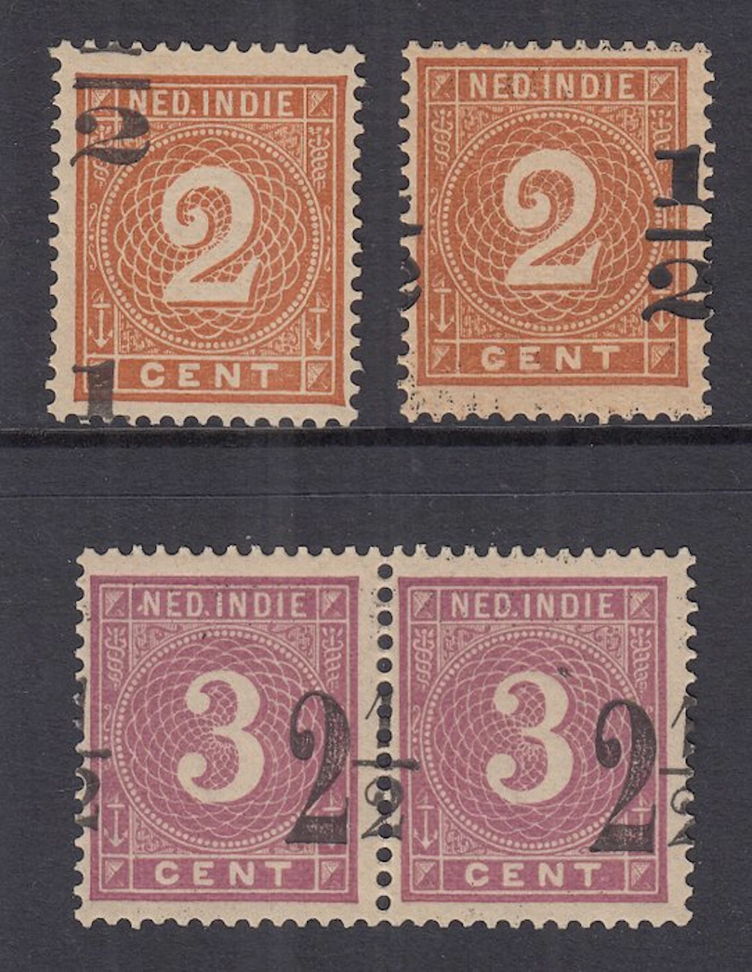 Dutch East Indies 1902 - Auxiliary dispensing