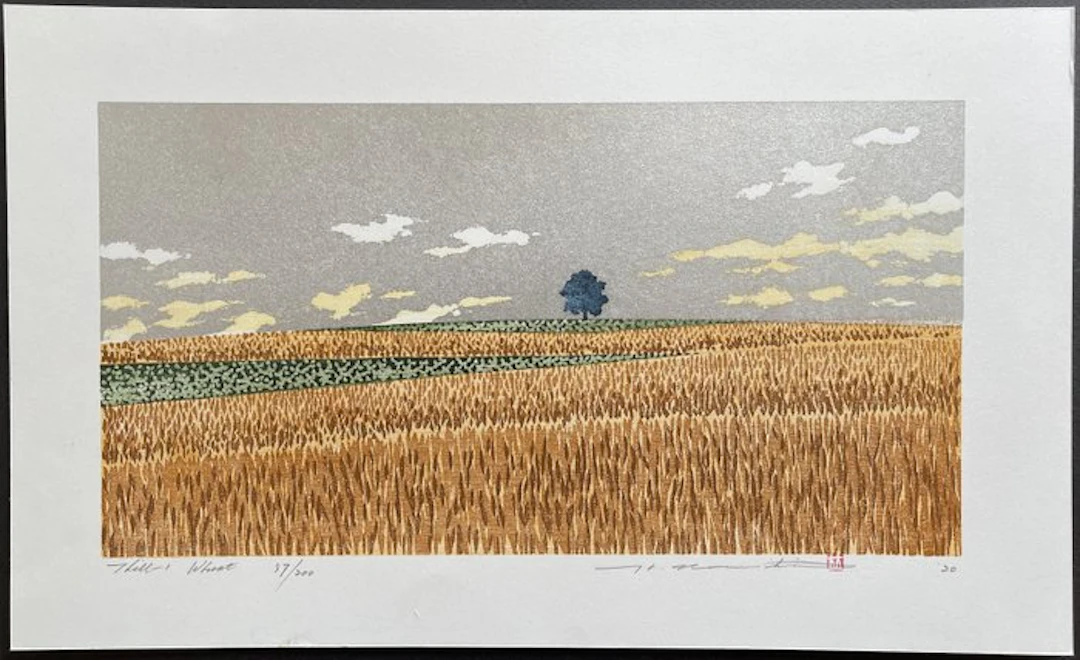 Hill-1 Wheat - Hajime Namiki 並木一 (b 1947) - Japan (No reserve price)