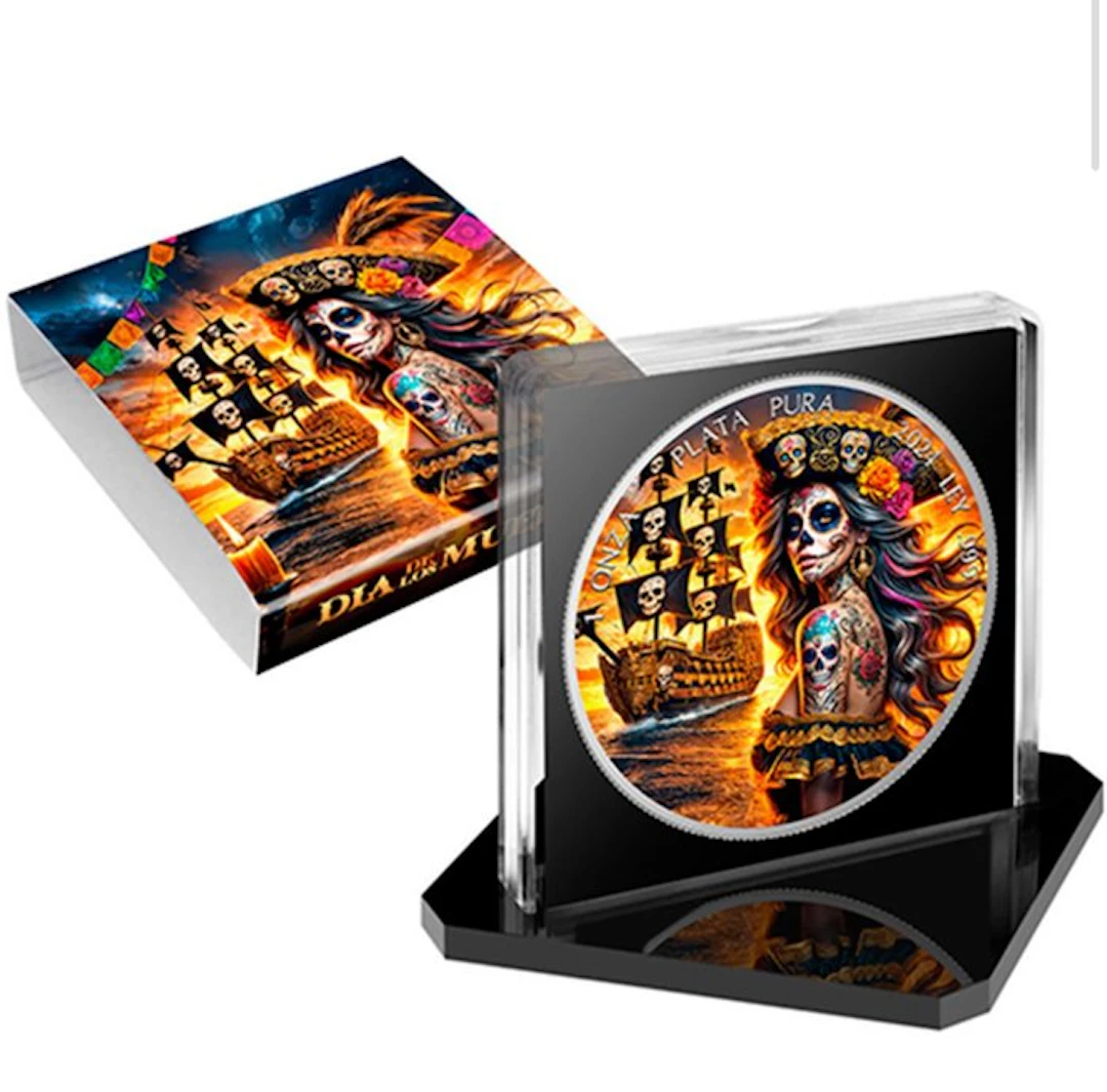 Mexico. 1 Onza 2024 Dia De los Muertos - Pirate , 1 Oz (.999)