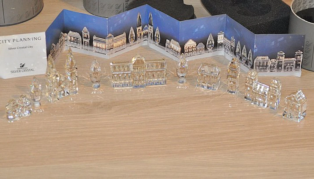 Swarovski - Figure - City - Complete - 11 parts (11) - Crystal