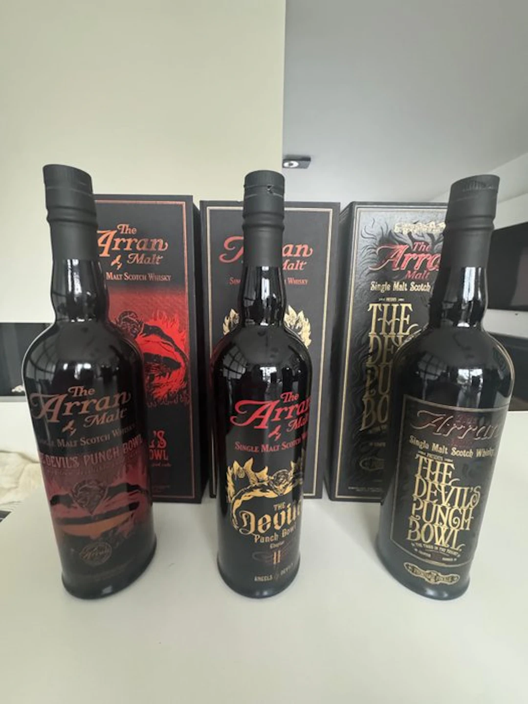 Arran The Devil's Punch Bowl Trilogy - b. 2010s - 70cl - 3 bottles