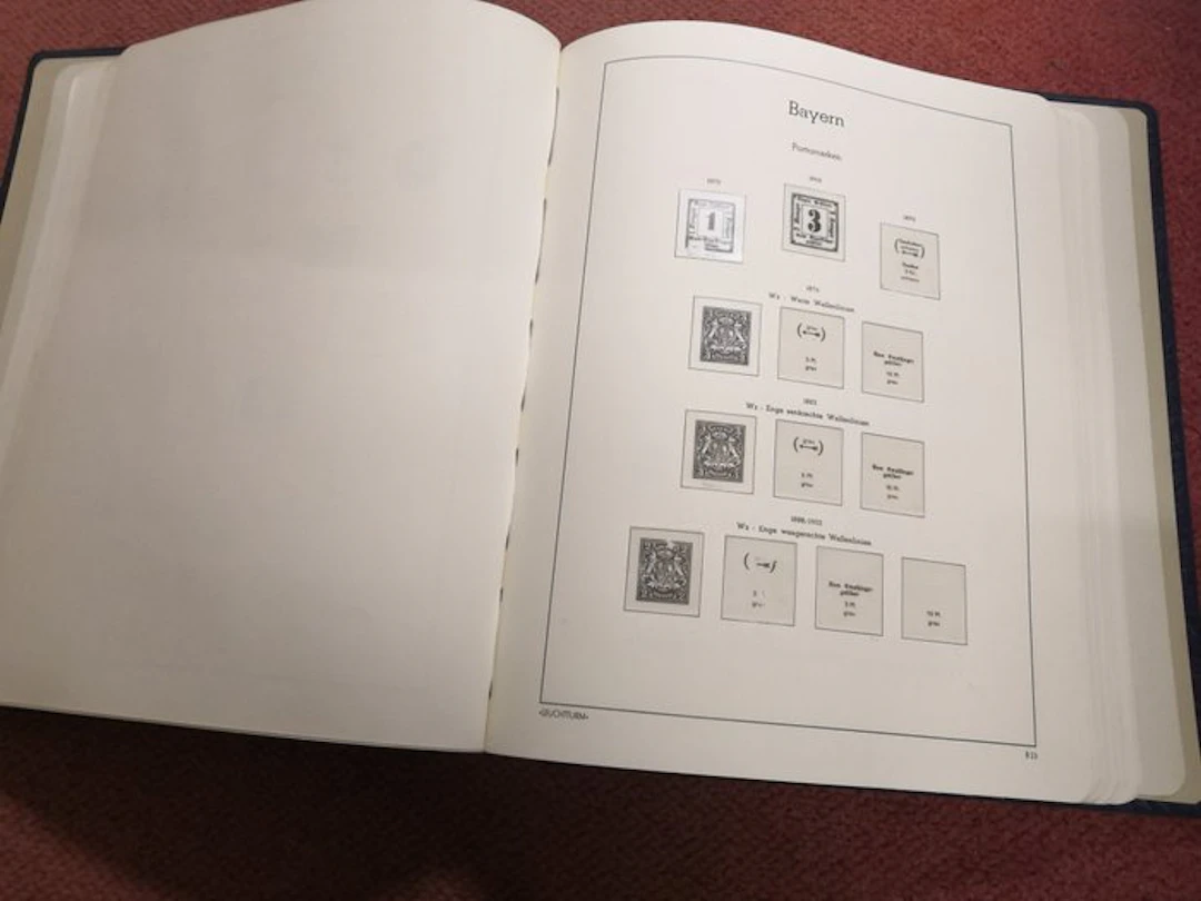 Old Germany 1849/1920 - Leuchtturm SF pre-printed album