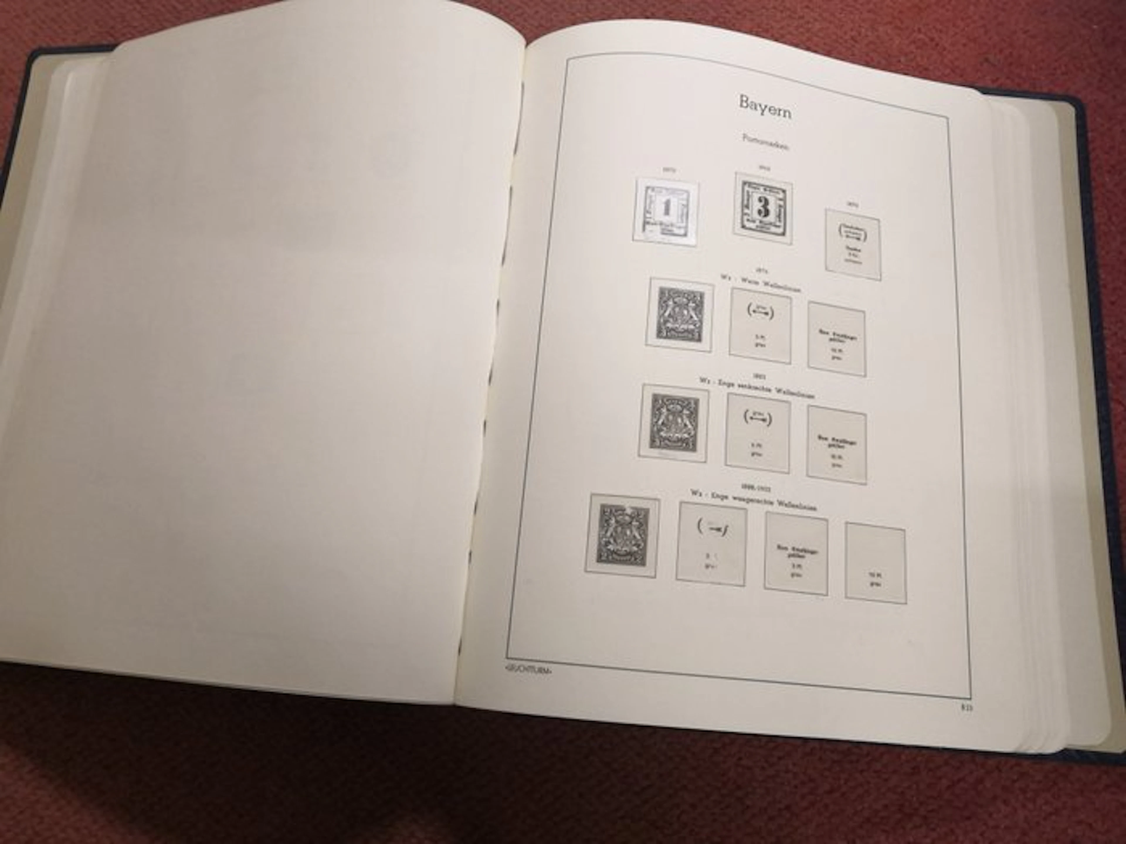 Old Germany 1849/1920 - Leuchtturm SF pre-printed album