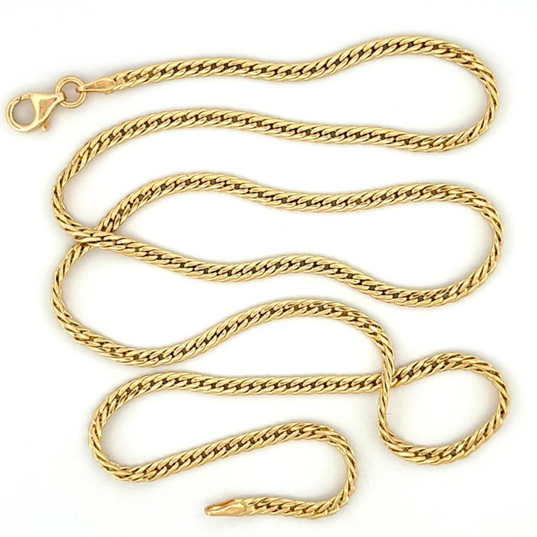 Necklace - 18 kt. Yellow gold - Snake - 45 cm