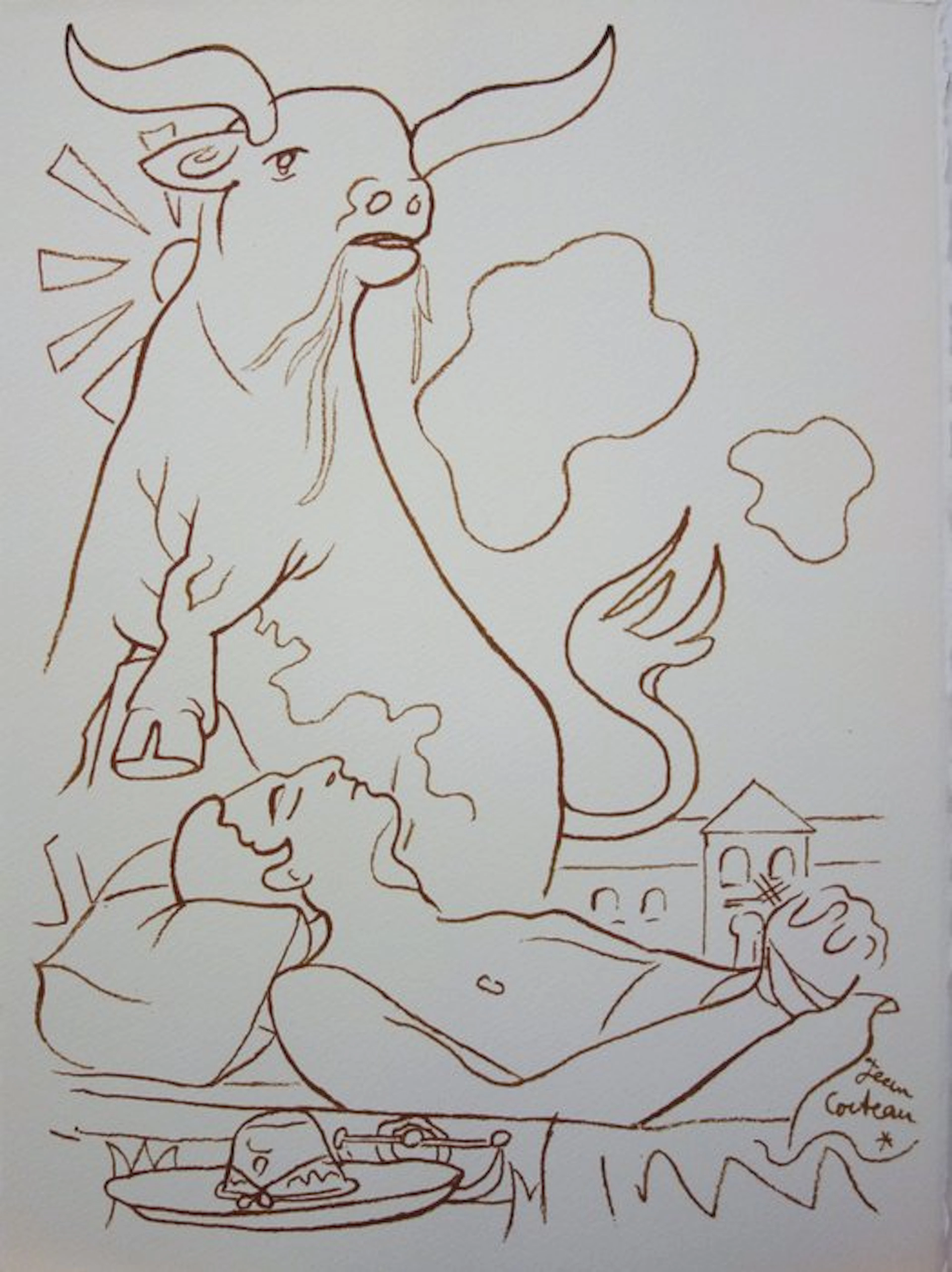 Jean Cocteau (1889-1963) - Hommage à toréador