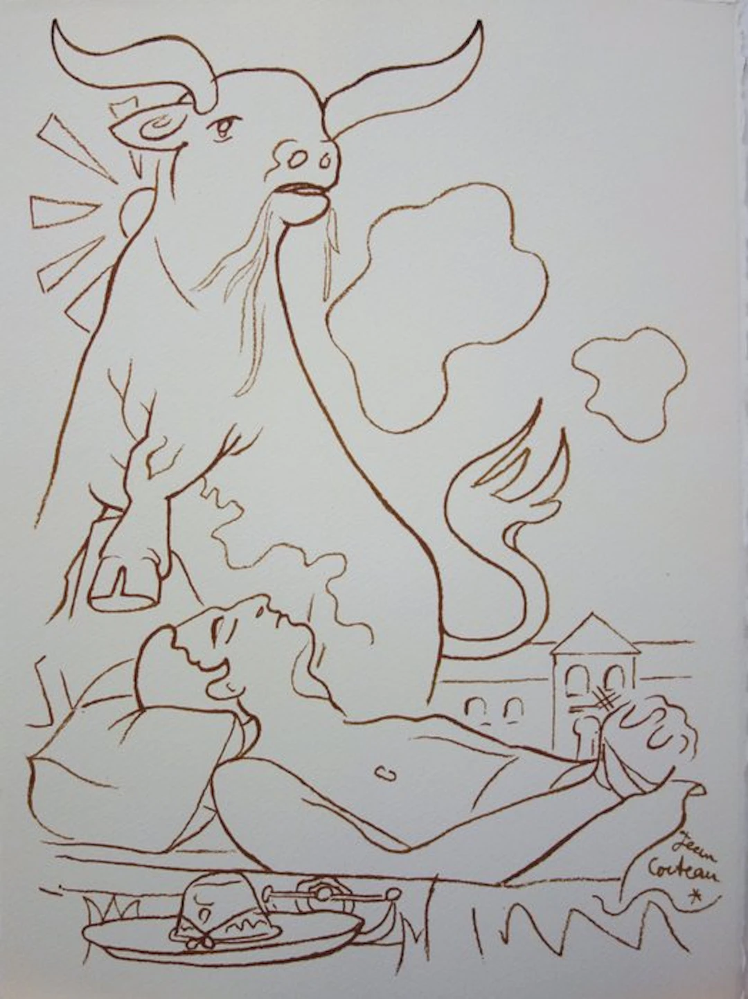 Jean Cocteau (1889-1963) - Hommage à toréador