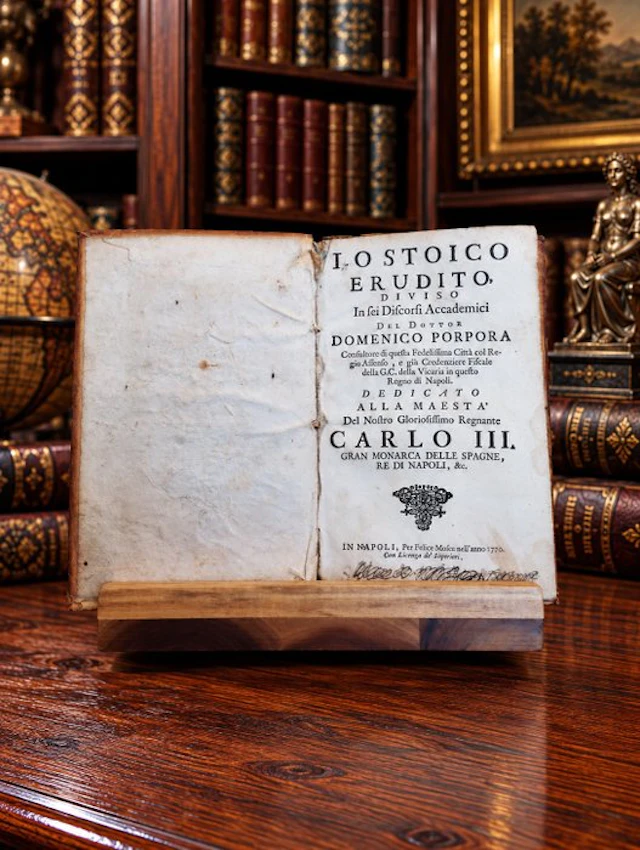 Domenico Porpora - Lo Stoico Erudito, diviso in sei Discorsi Accademici - 1770