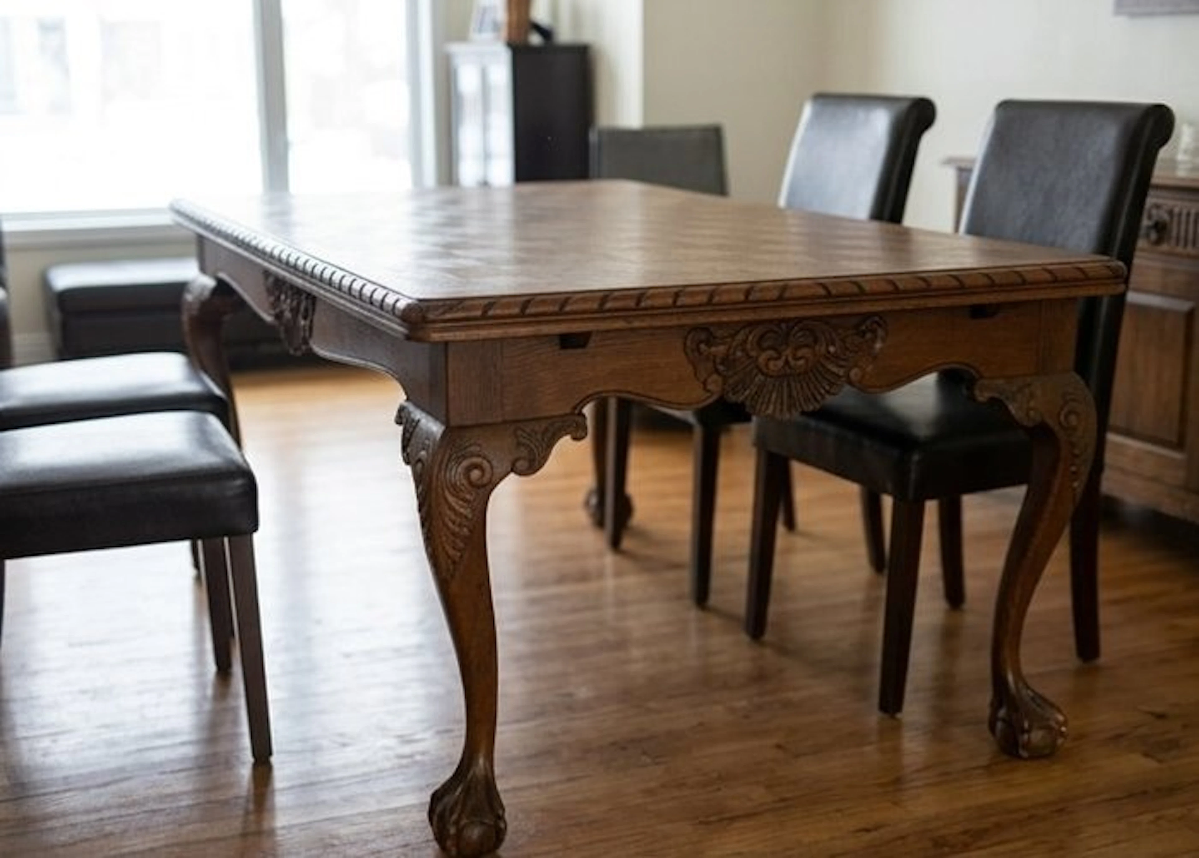 Dining table - Oak - Louis XV style