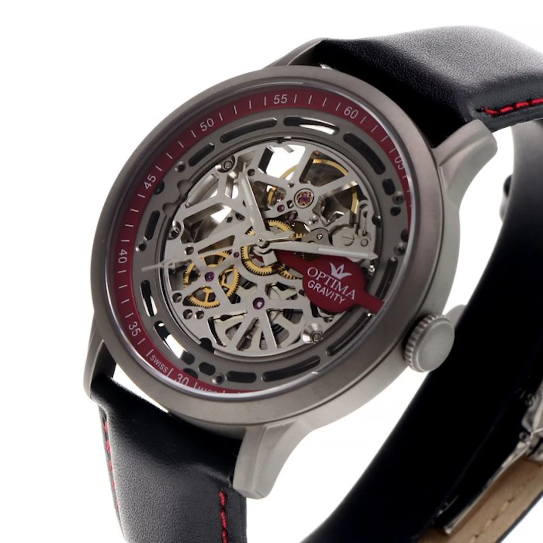OPTIMA - SKELETON Automatic Swiss watch - OSA475SK-SL-5...