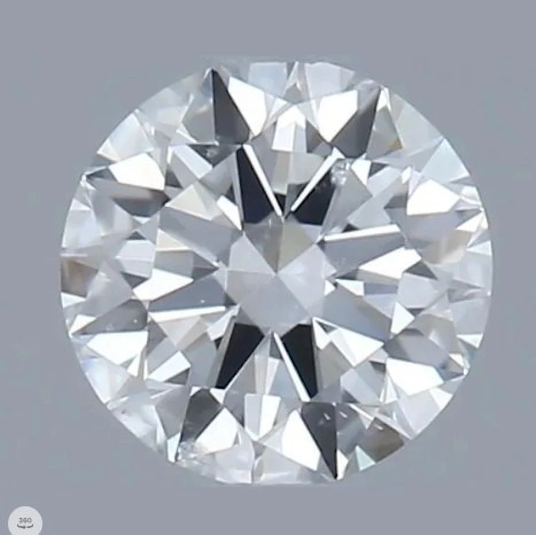1 pcs Diamond (Natural) - 0.30 ct - Round - D...