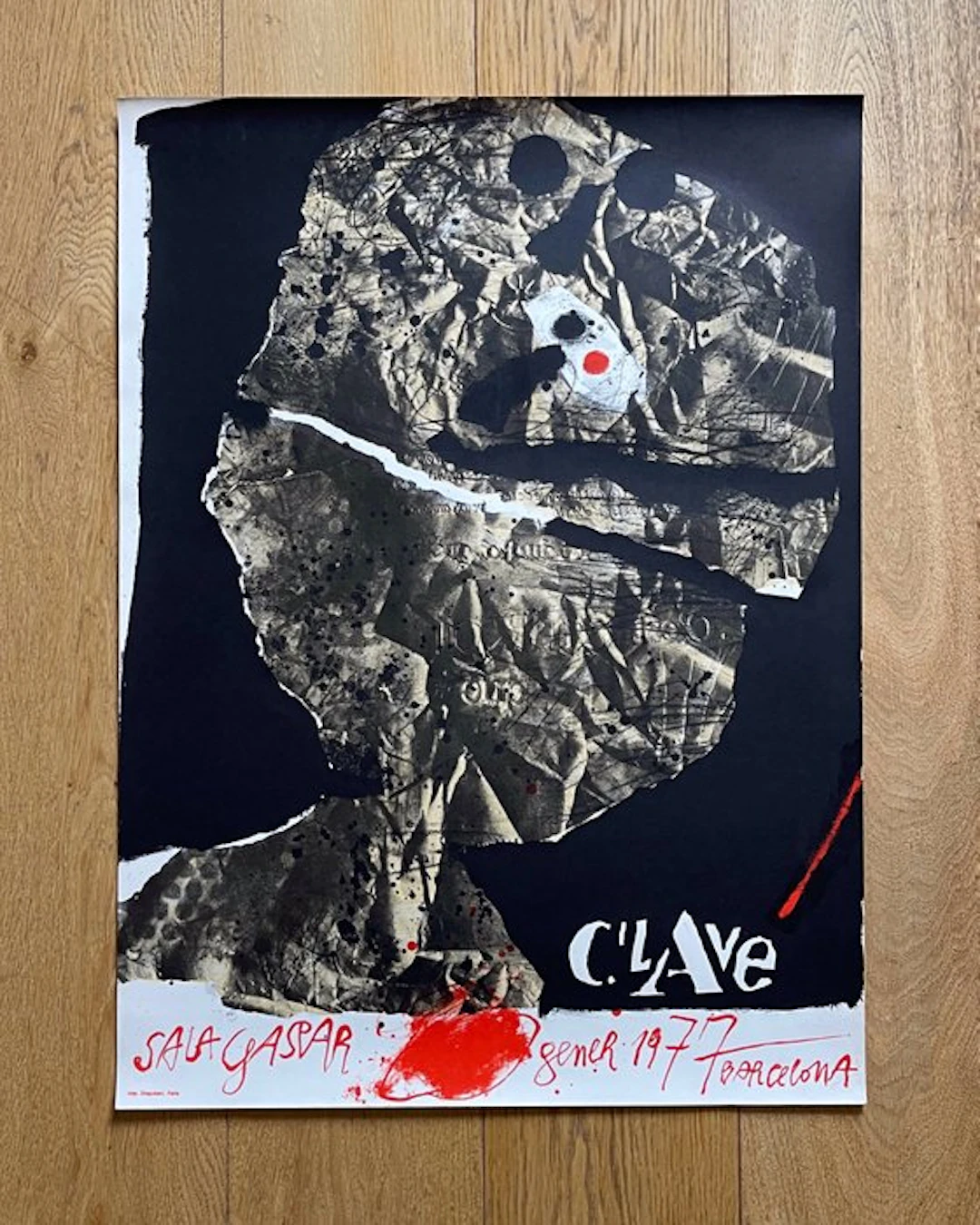 Anonymous - Antoni Clavé – Sala Gaspar Barcelona – Gener-Febrer 1977 - 1970s