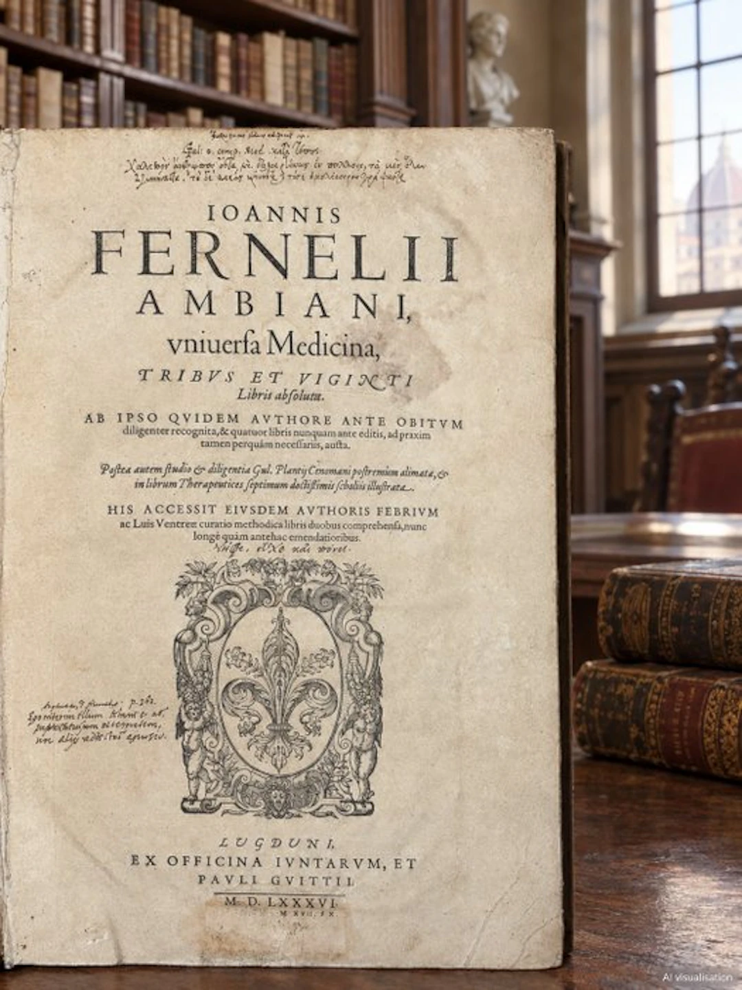 Jean Fernel (Ioannis Fernelii) - Universa Medicina / Curatio Methodica - 1586