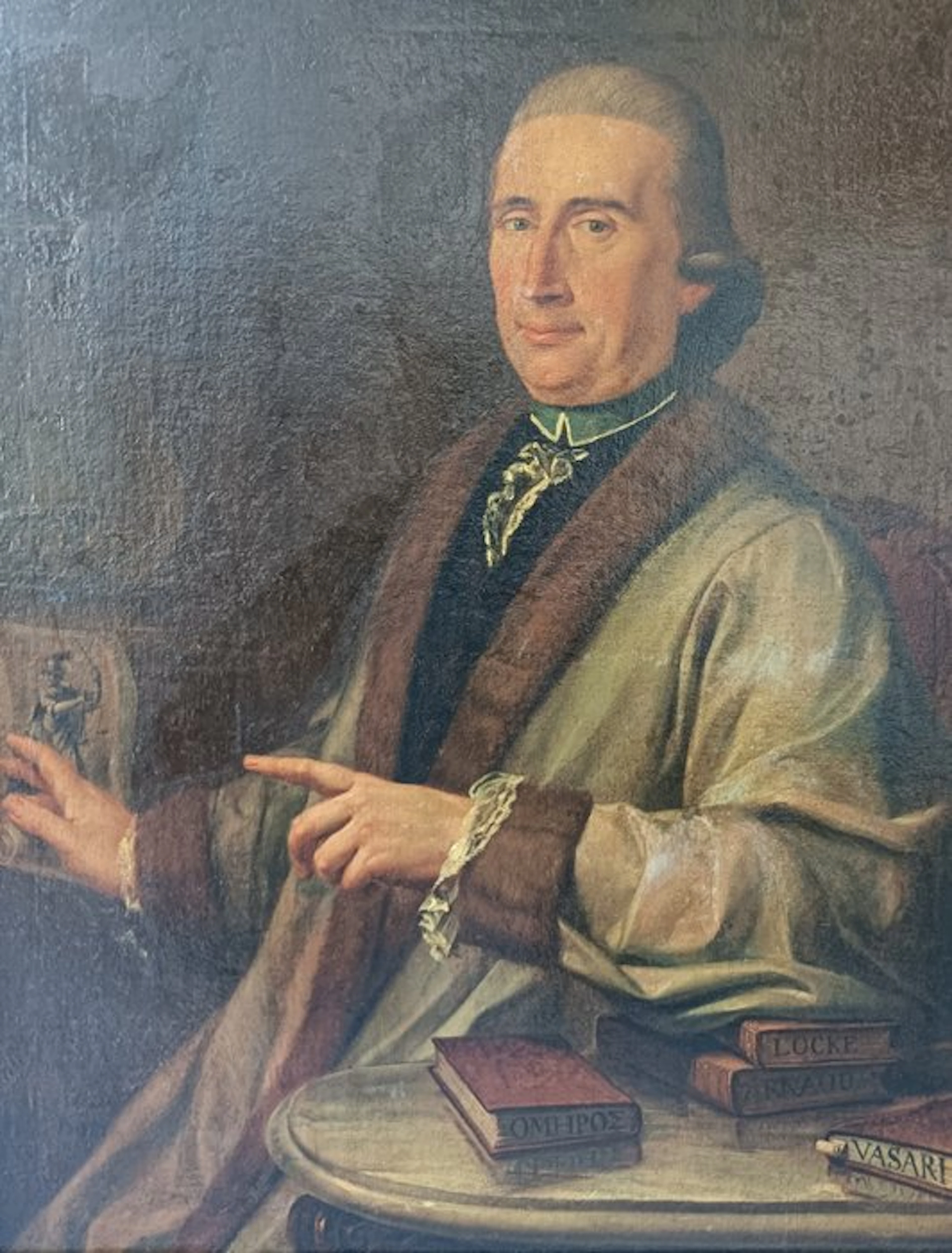 Felice Campi (1746 - 1817) - Ritratto di filosofo o giurista