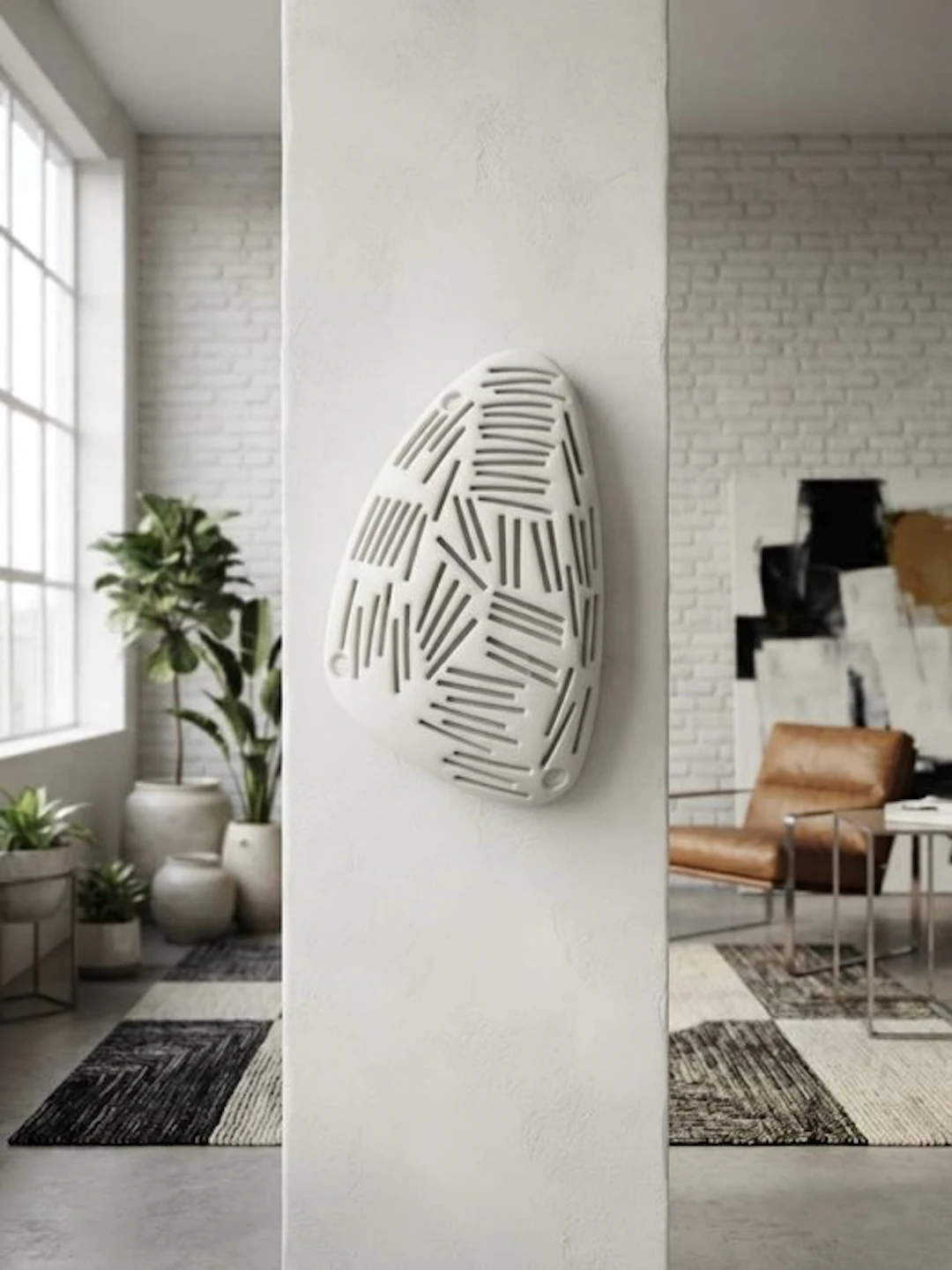 Guzzini - Sculpture, The Stone - 90 cm - Plastic, Resin
