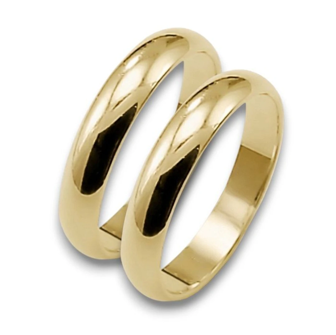 Wedding ring - 18 kt. Yellow gold - Classic wedding bands 9g