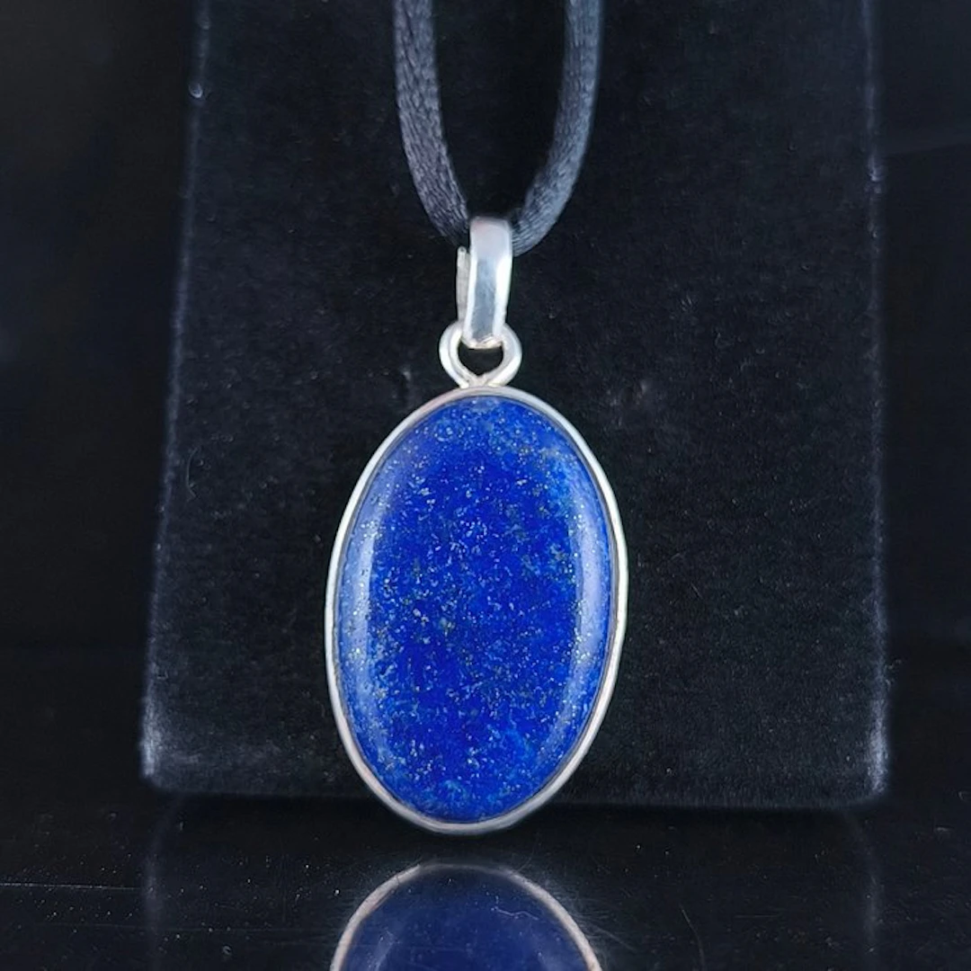 Lapis lazuli - Silver - Pendant - Clarity and Wisdom