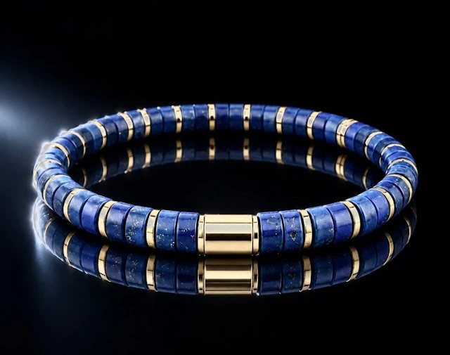 Lapis lazuli stone stretch - Bracelet