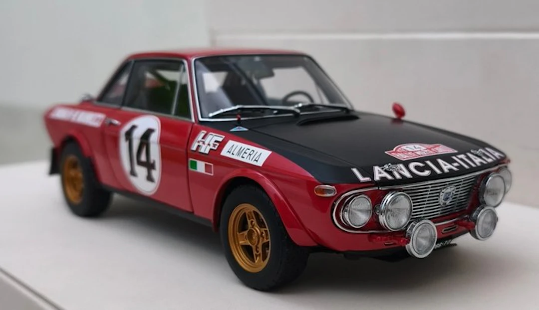 Autoart 1:18 - Model car - Lancia Fulvia 1.6HF - Winner rally of Montecarlo