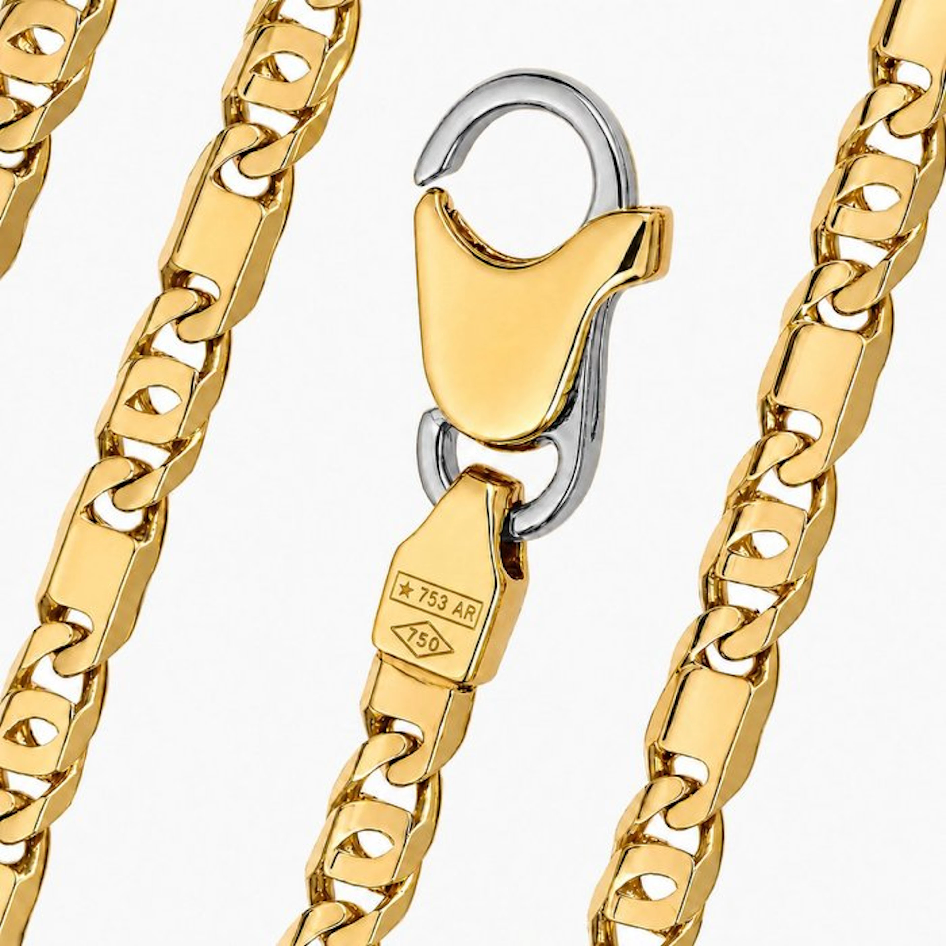 Necklace - 18 kt. Yellow gold - Made in Italy - Handmade