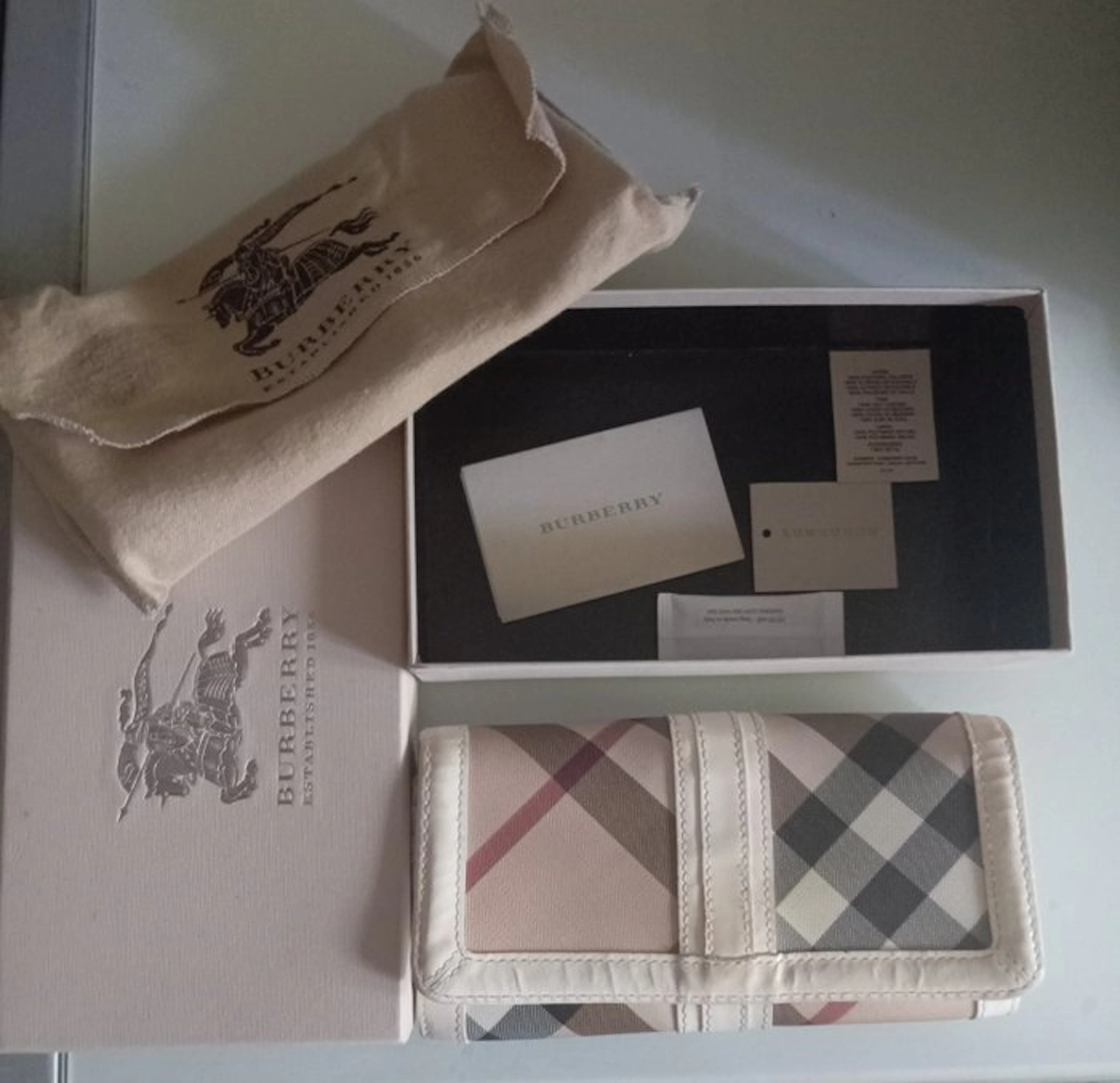 Burberry - Portafoglio Burberry a quadri - Wallet