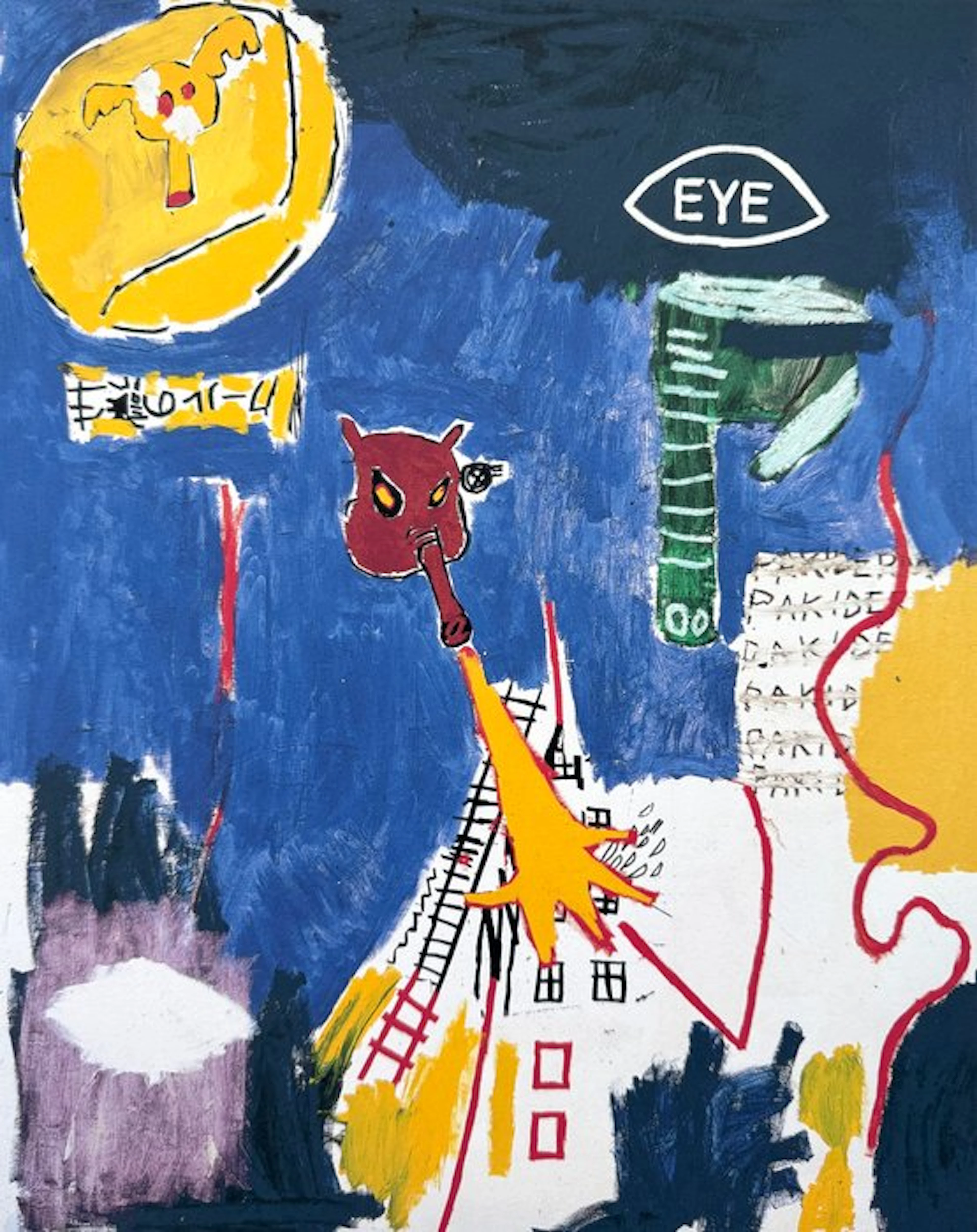 Jean-Michel Basquiat (1960-1988) - Pakiderm - Giclée...