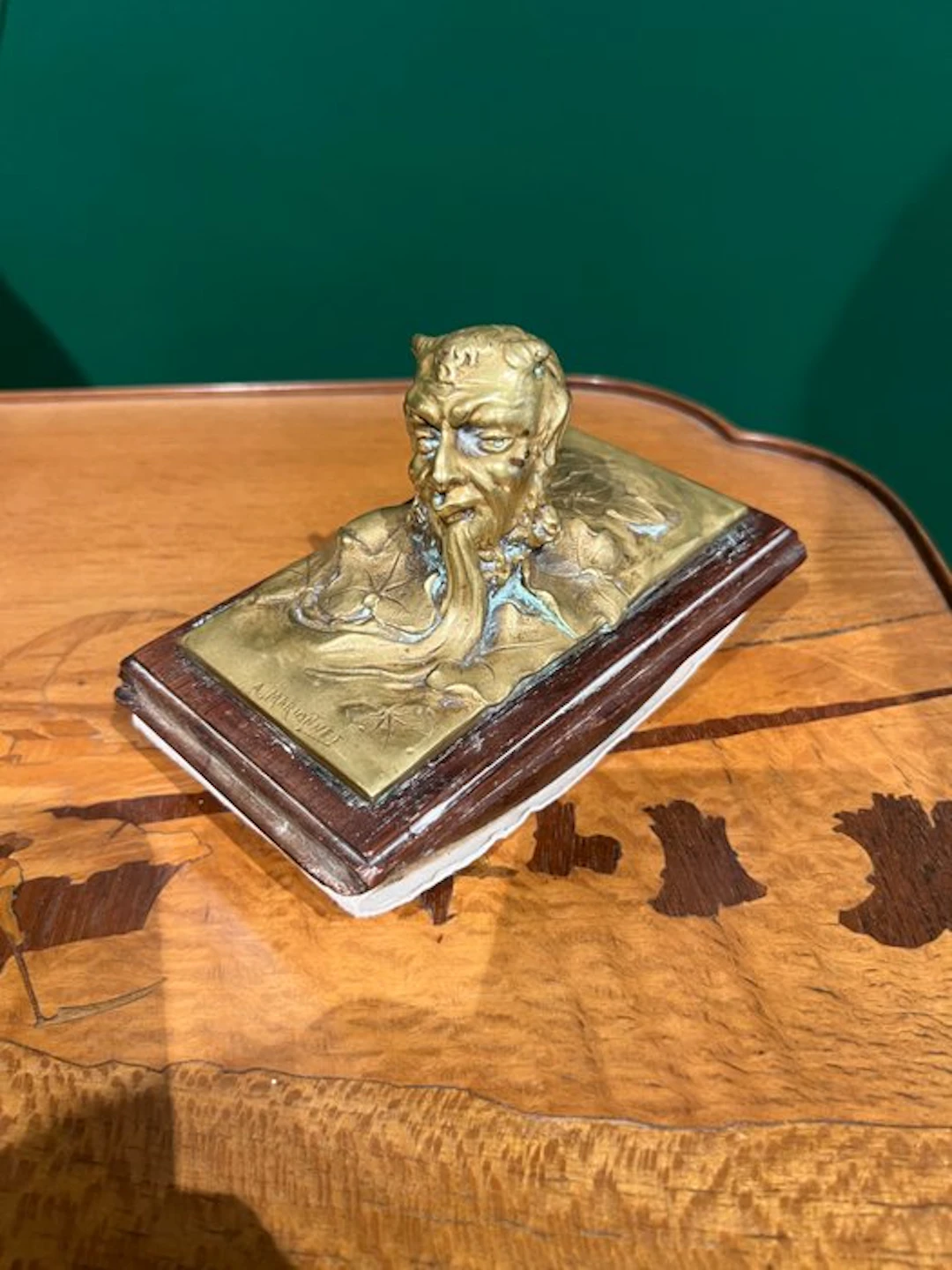 Albert Marionnet - Desk set - Bronze (gilt/silvered/patinated/cold painted)