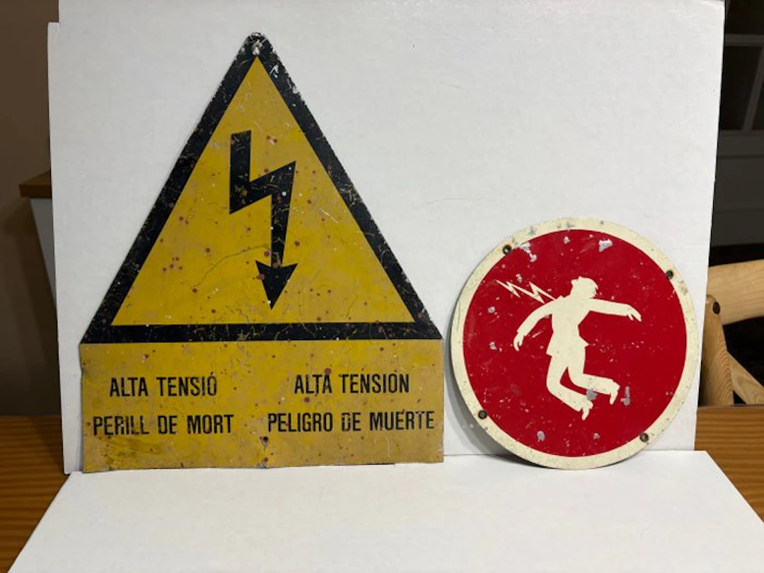 Sin - Carteles Peligro de muerte