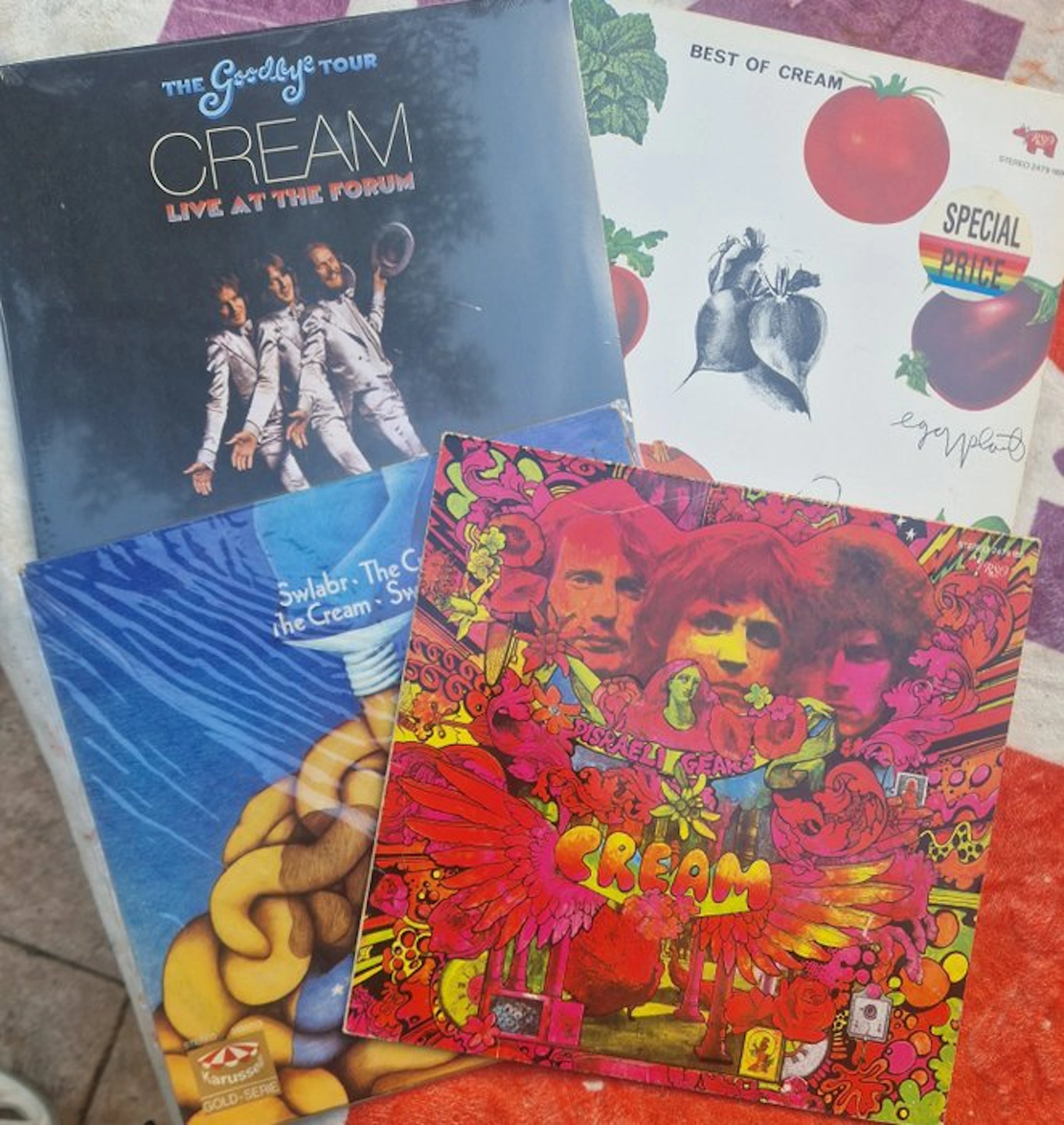 Cream - 4x LP Vinyl Collection (Including Factory Sealed...