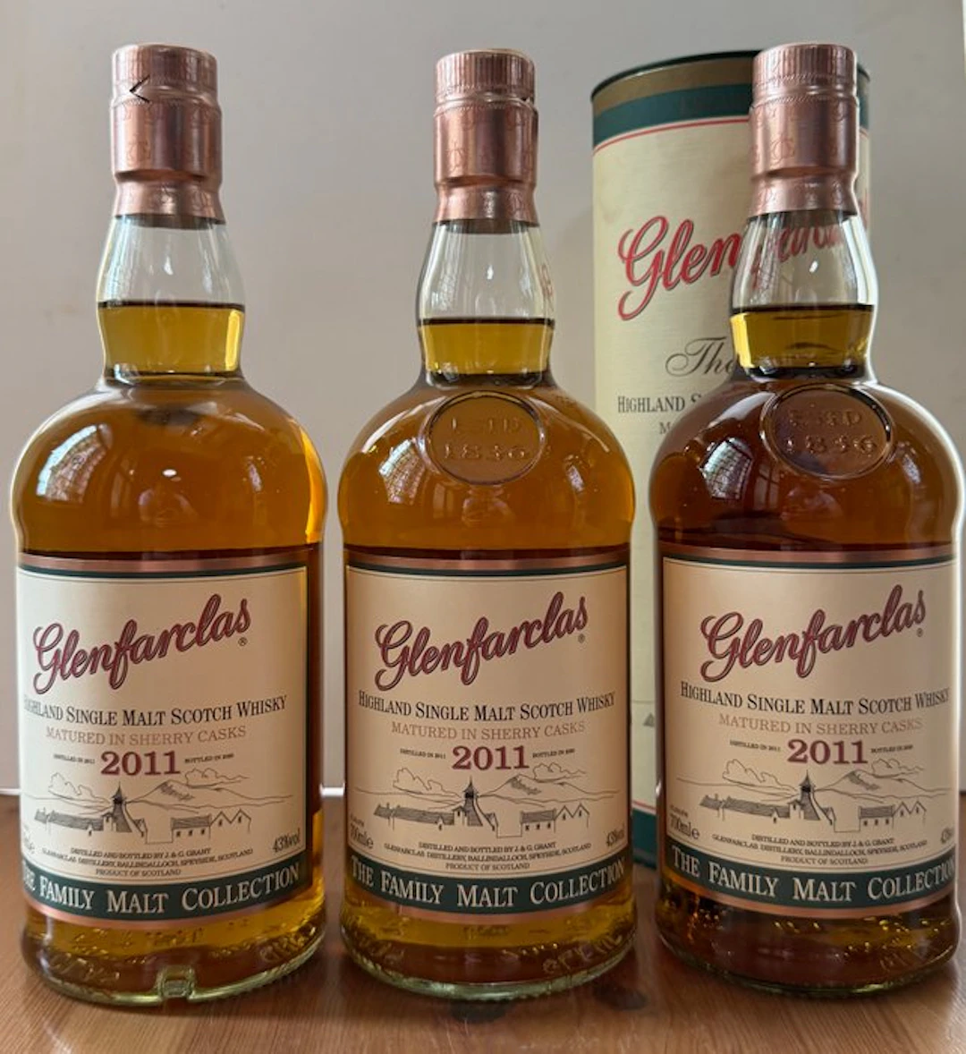 Glenfarclas 2011 The Family Malt Collection - 700ml - 3 bottles