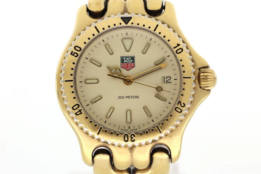 TAG Heuer - TAG Heuer S/el Professional 200M Gold Plated...
