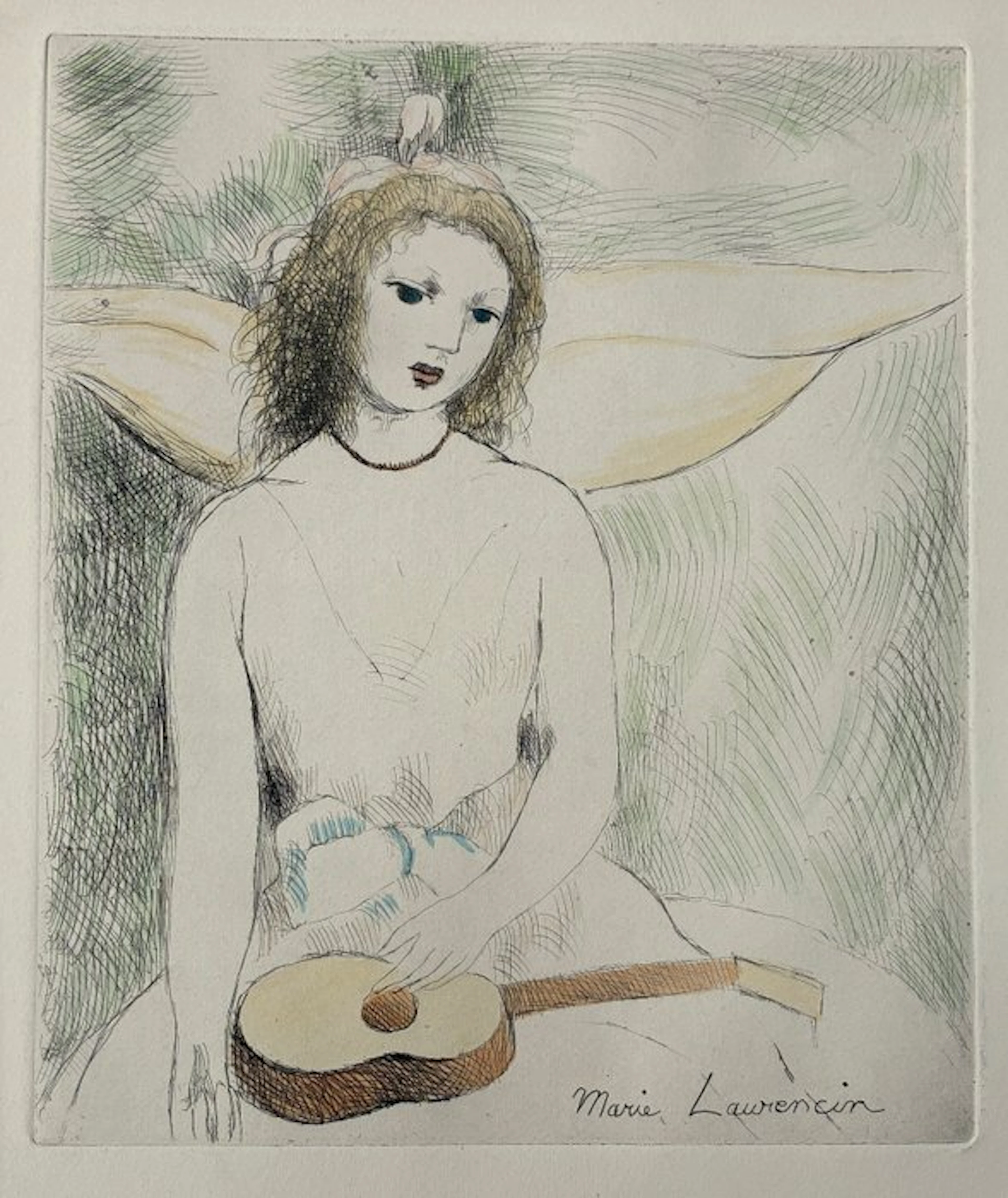 Marie Laurencin (1883-1956) - Femme à la mandoline (sans prix de réserve)