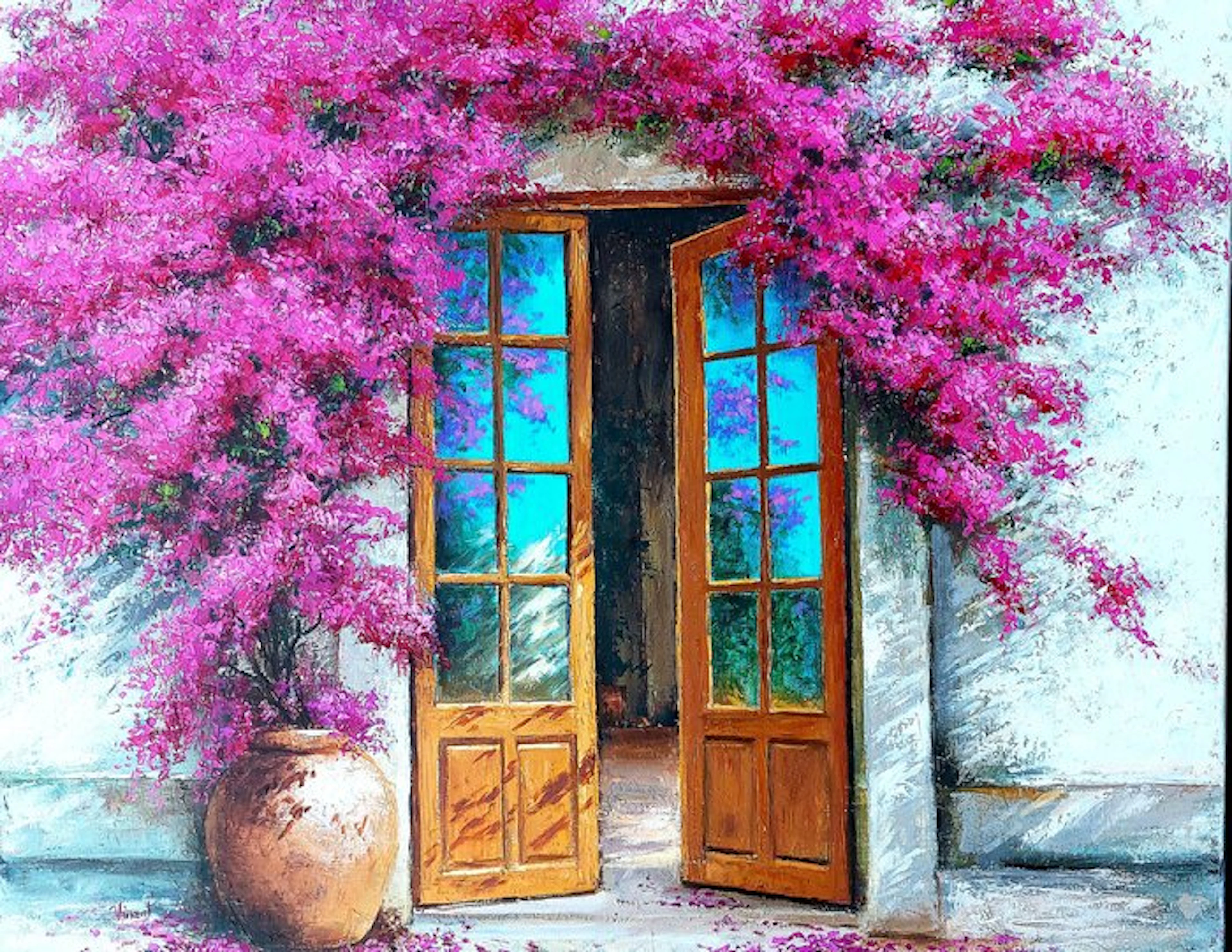 Vincent (XXI) - Casa toscana con bouganville