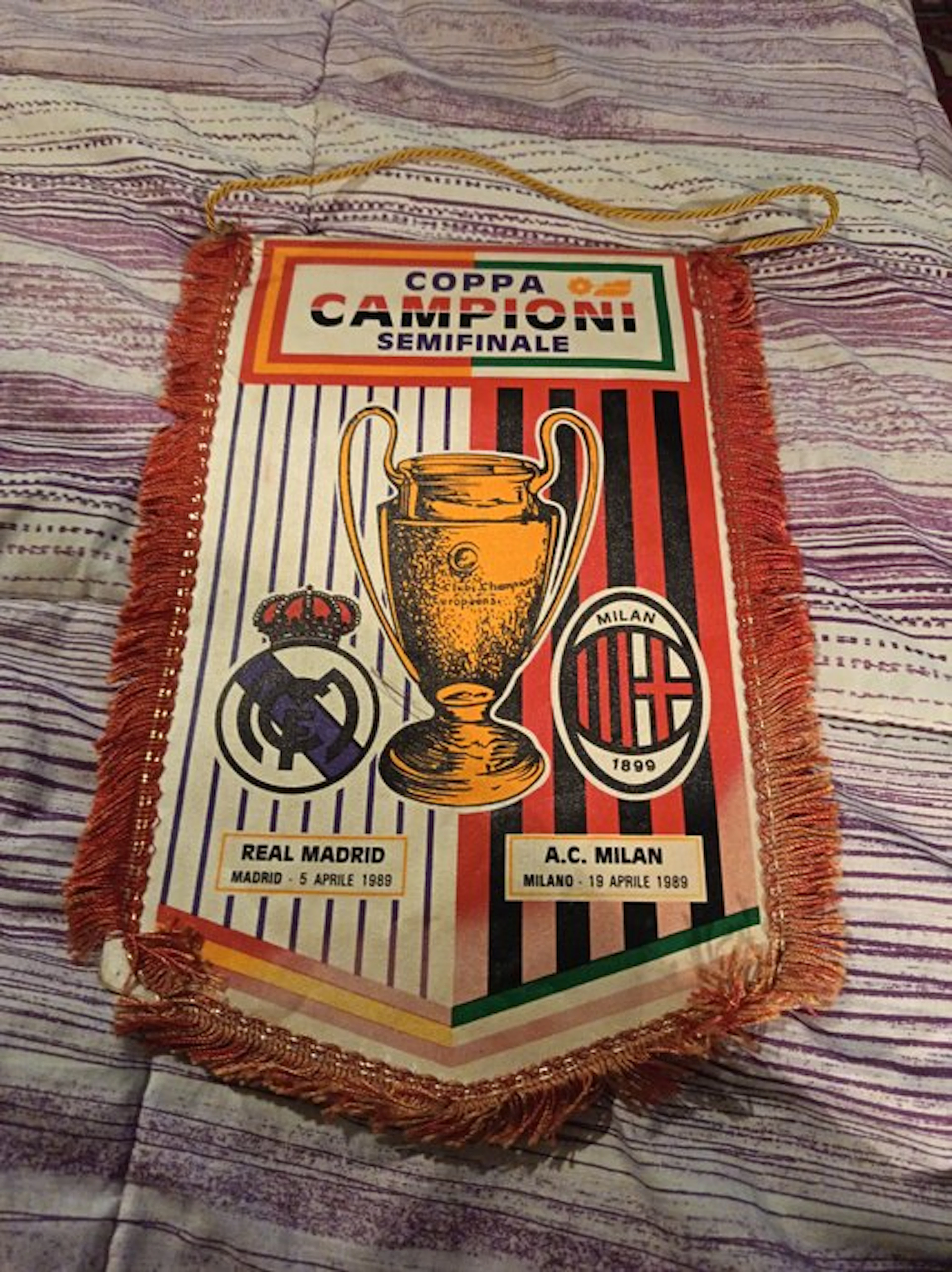 Pennant - COPPA CAMPIONI SEMIFINALE - Italy