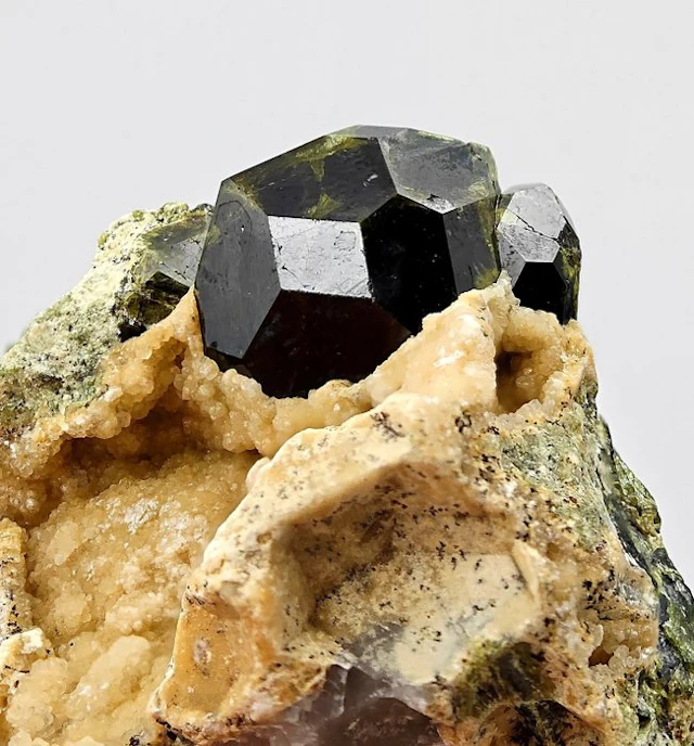 Rare dark green demantoid