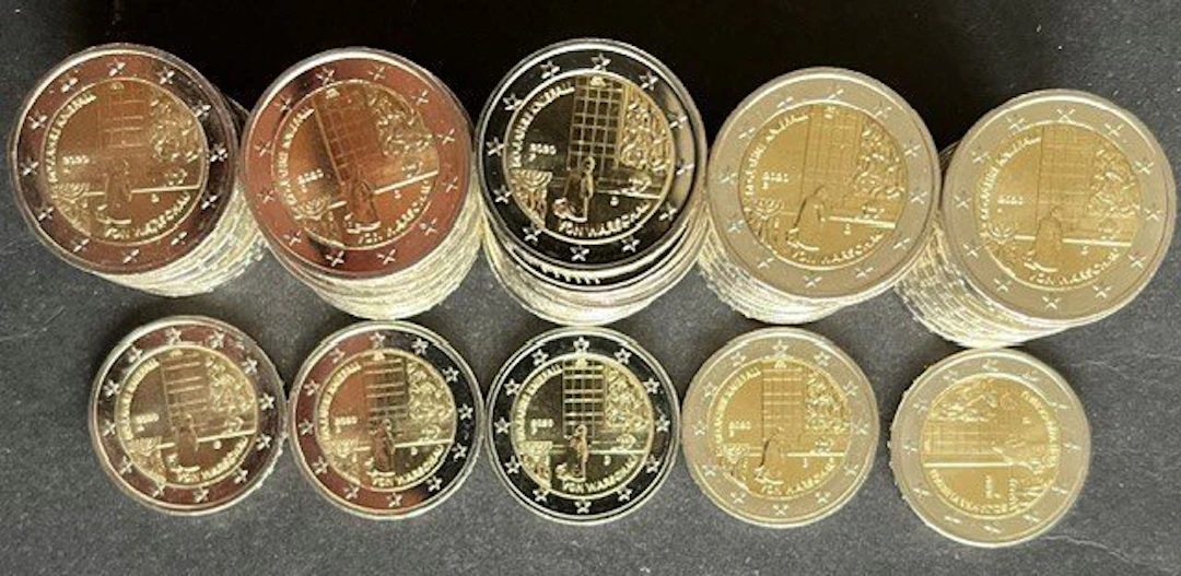 Germany. 2 Euro 2020 "Knieval - A-D-F-G-J" (75 munten)