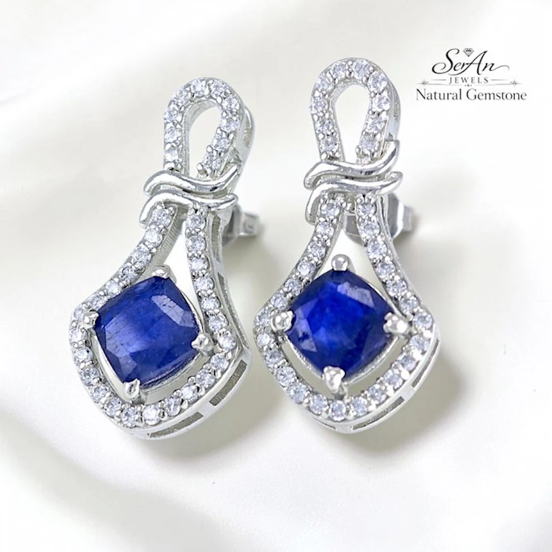 No reserve price - Cocktail earrings Silver