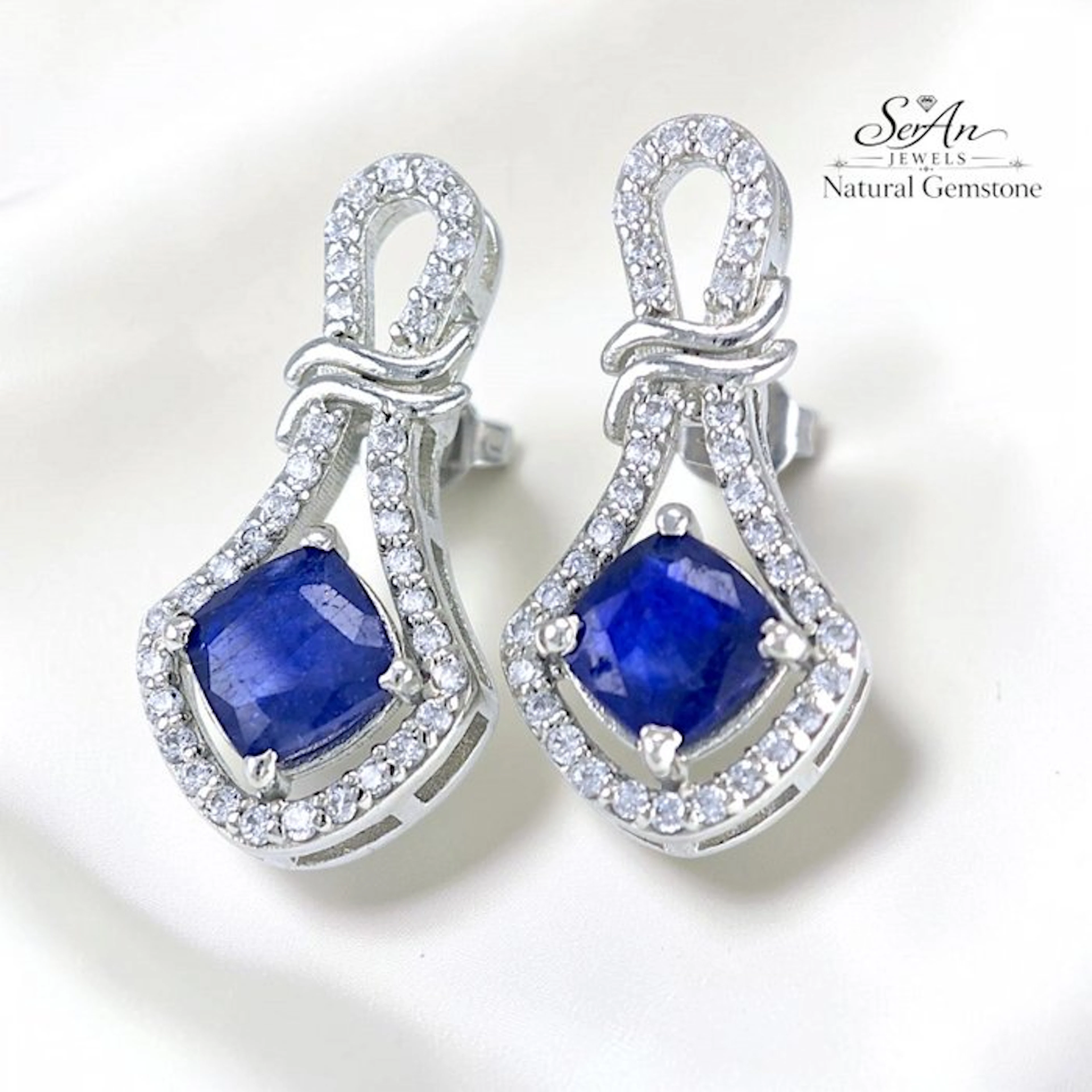 No reserve price - Cocktail earrings Silver
