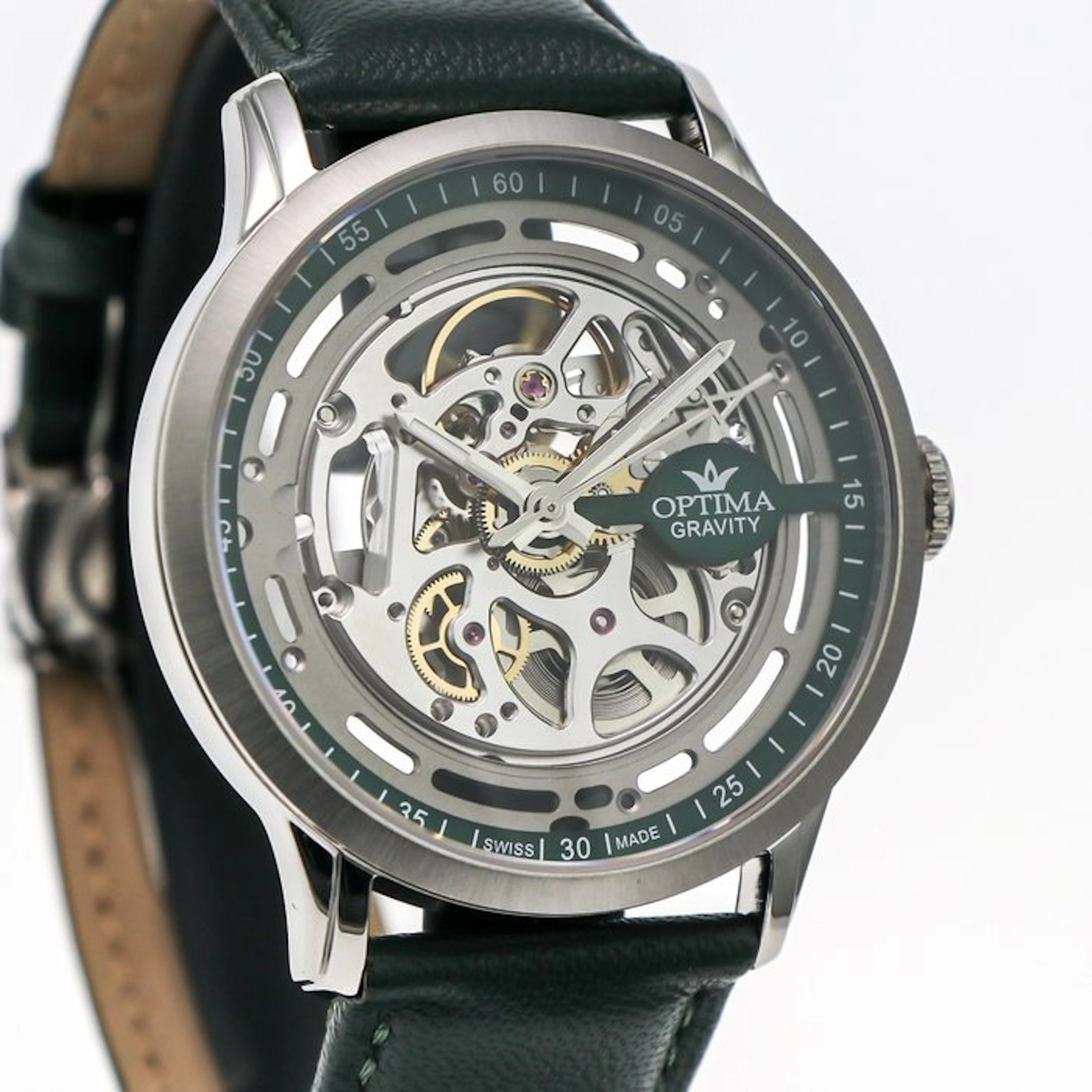 OPTIMA - SKELETON MODEL Gravity Swiss automatic...