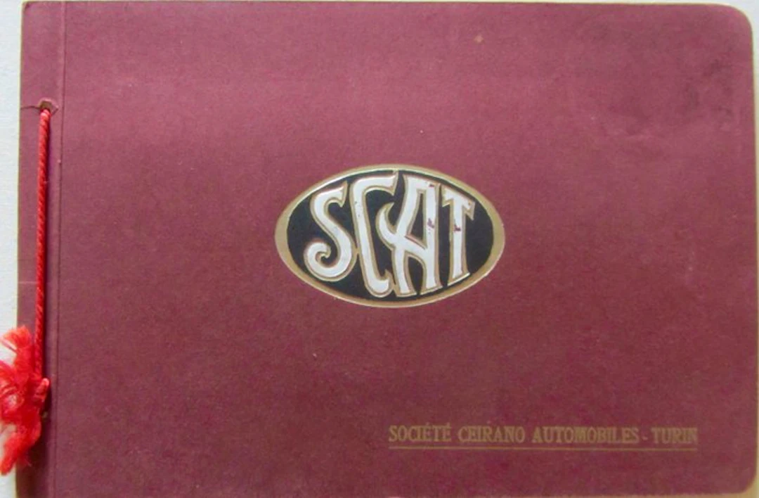 Brochure - scat société ceirano autromobiles turin - 1912