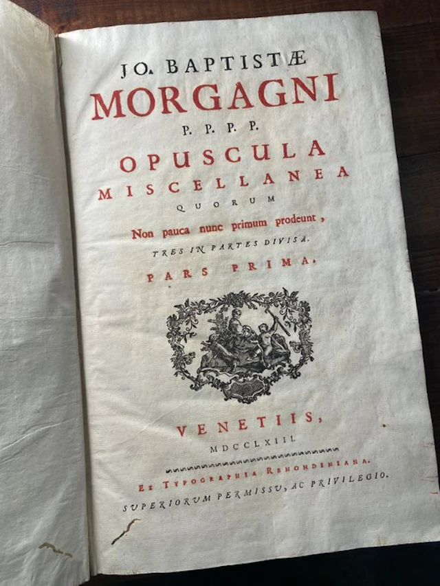Giovanni Battista Morgagni - Opuscula miscellanea quorum...