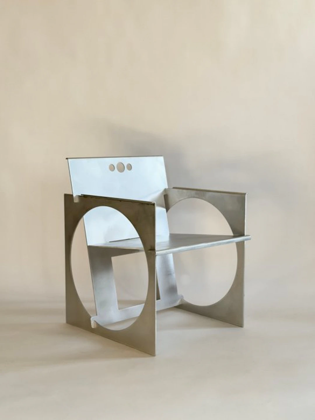 Edoardo Lietti Studio - Armchair - Sedia Tonda - Allu - Aluminium