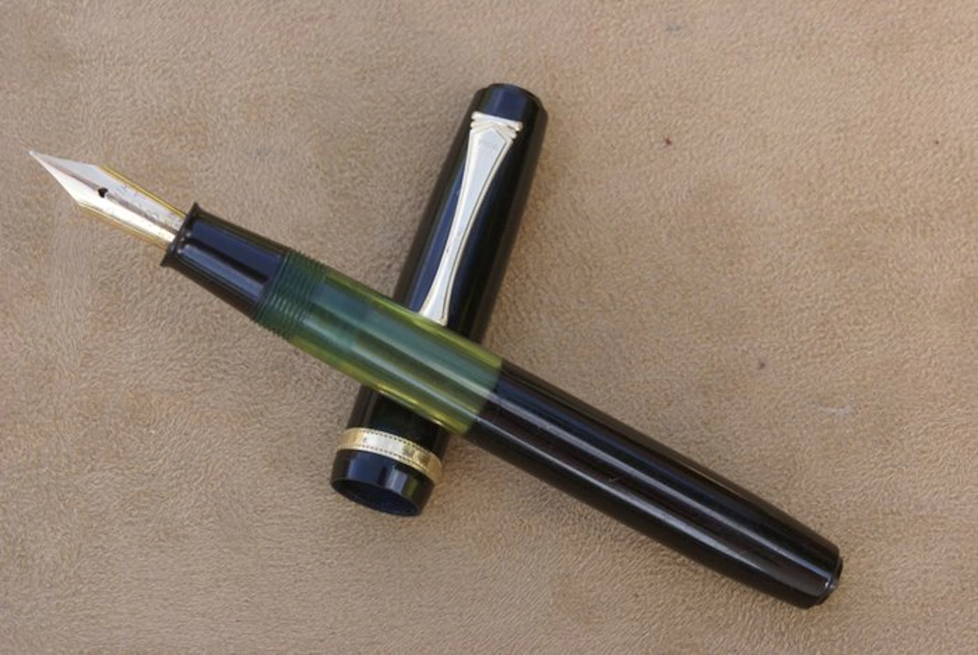 Très Rare ancien stylo plume 14 kts NAMIKI datant des 1920 - Fountain pen