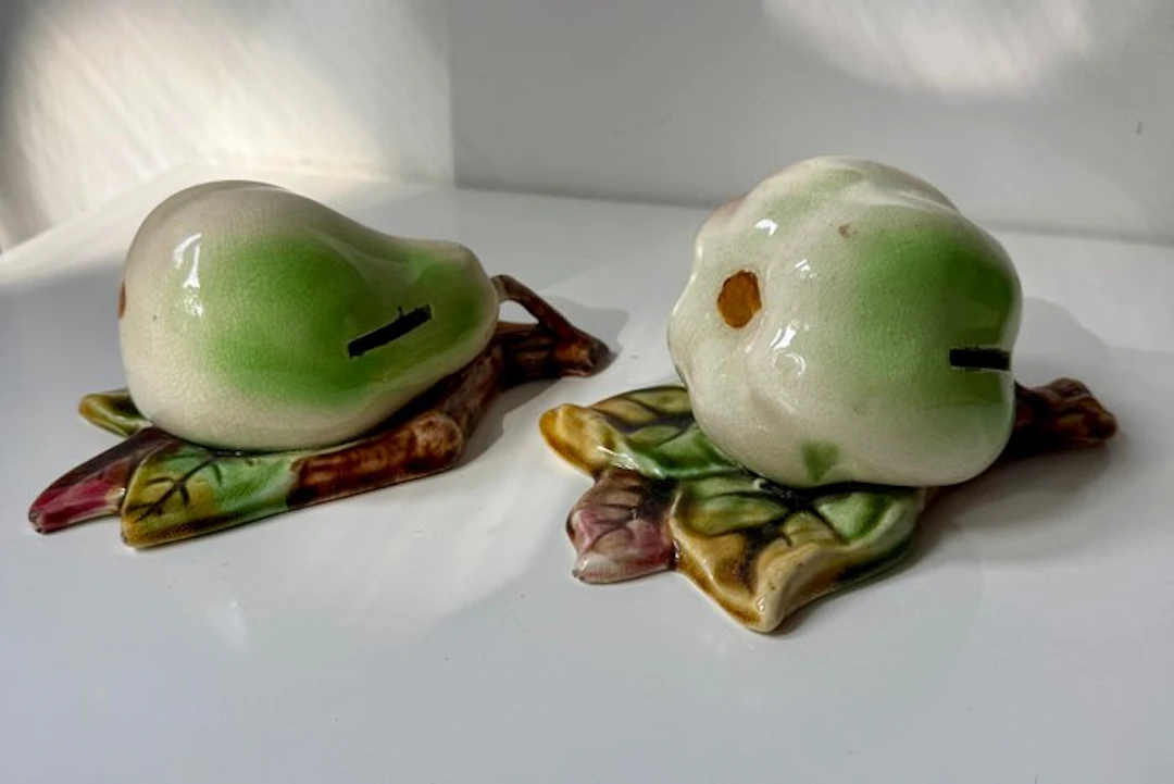 orchies - Money box (2) - 9 and 10 of Orchies - Ceramic - Vintage piggy banks
