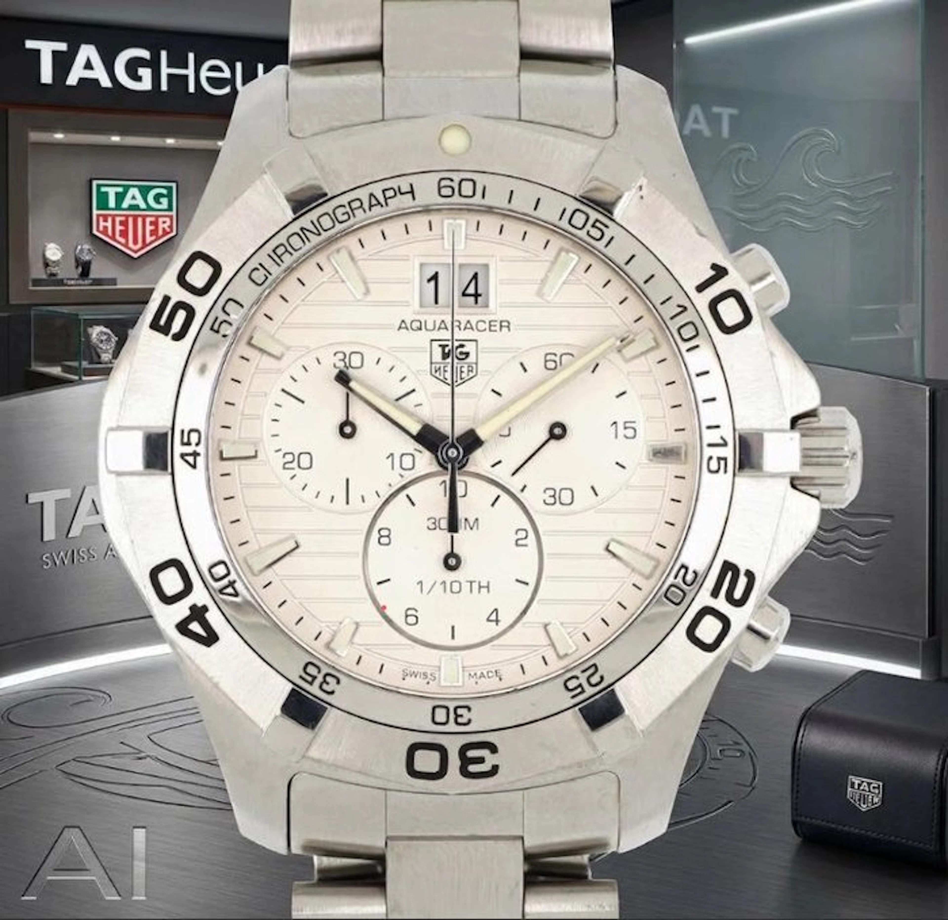 TAG Heuer - Aquaracer Chrono Grand Date - No reserve...