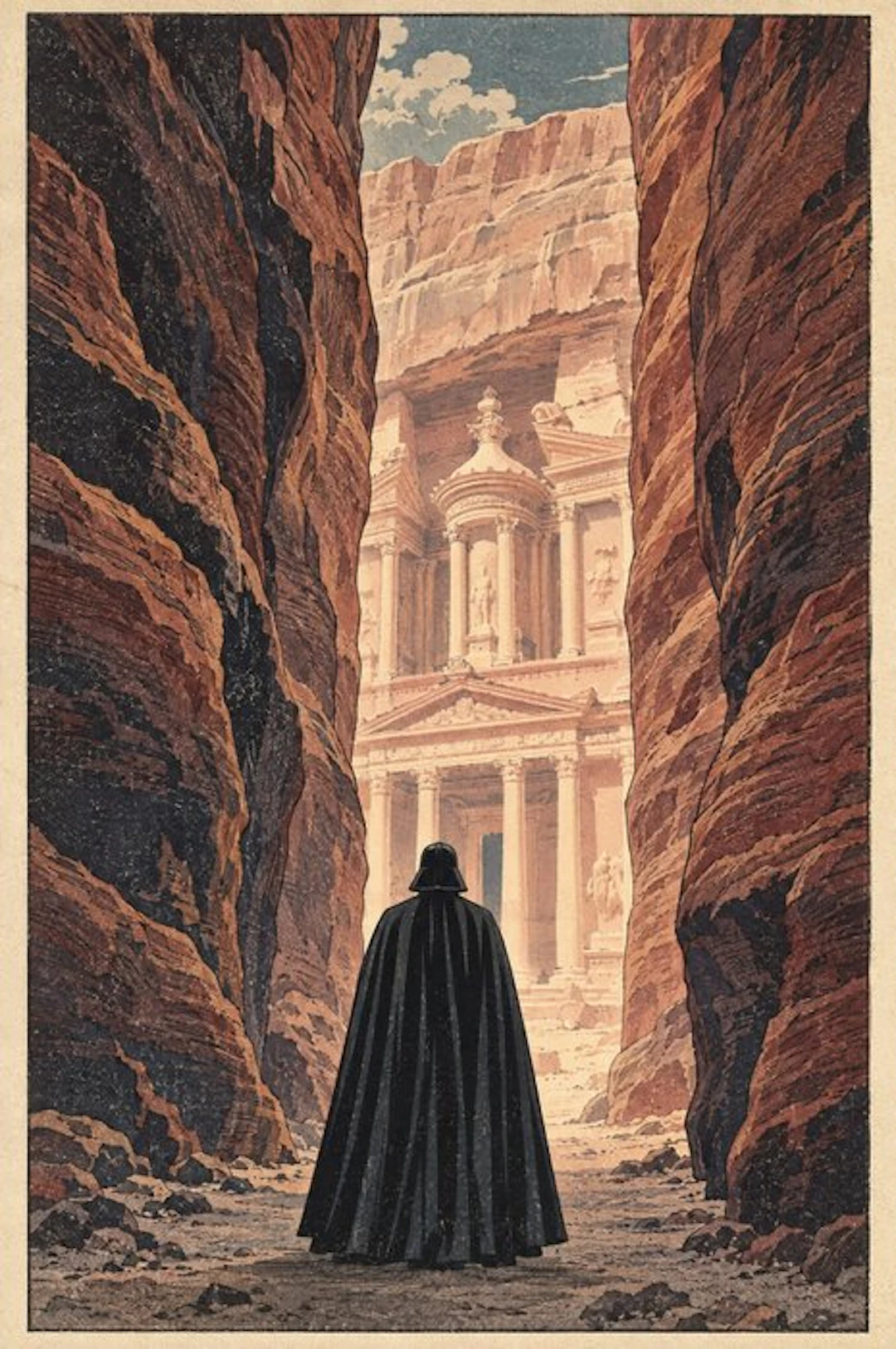 MEDSAN - Darth Vader at Petra (ペトラのダース・ベイダー) - UNIQUE WORK