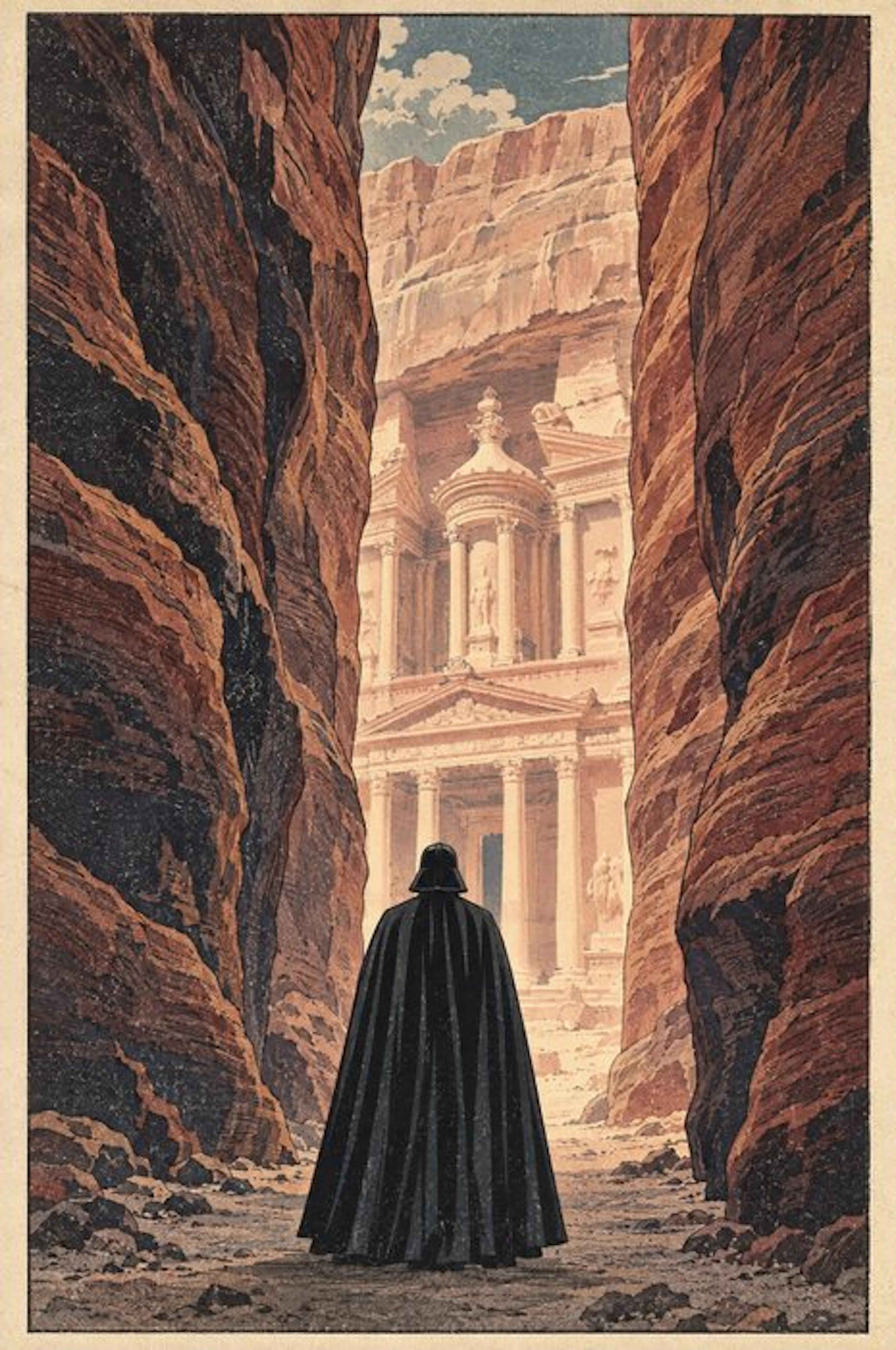 MEDSAN - Darth Vader at Petra (ペトラのダース・ベイダー) - UNIQUE WORK