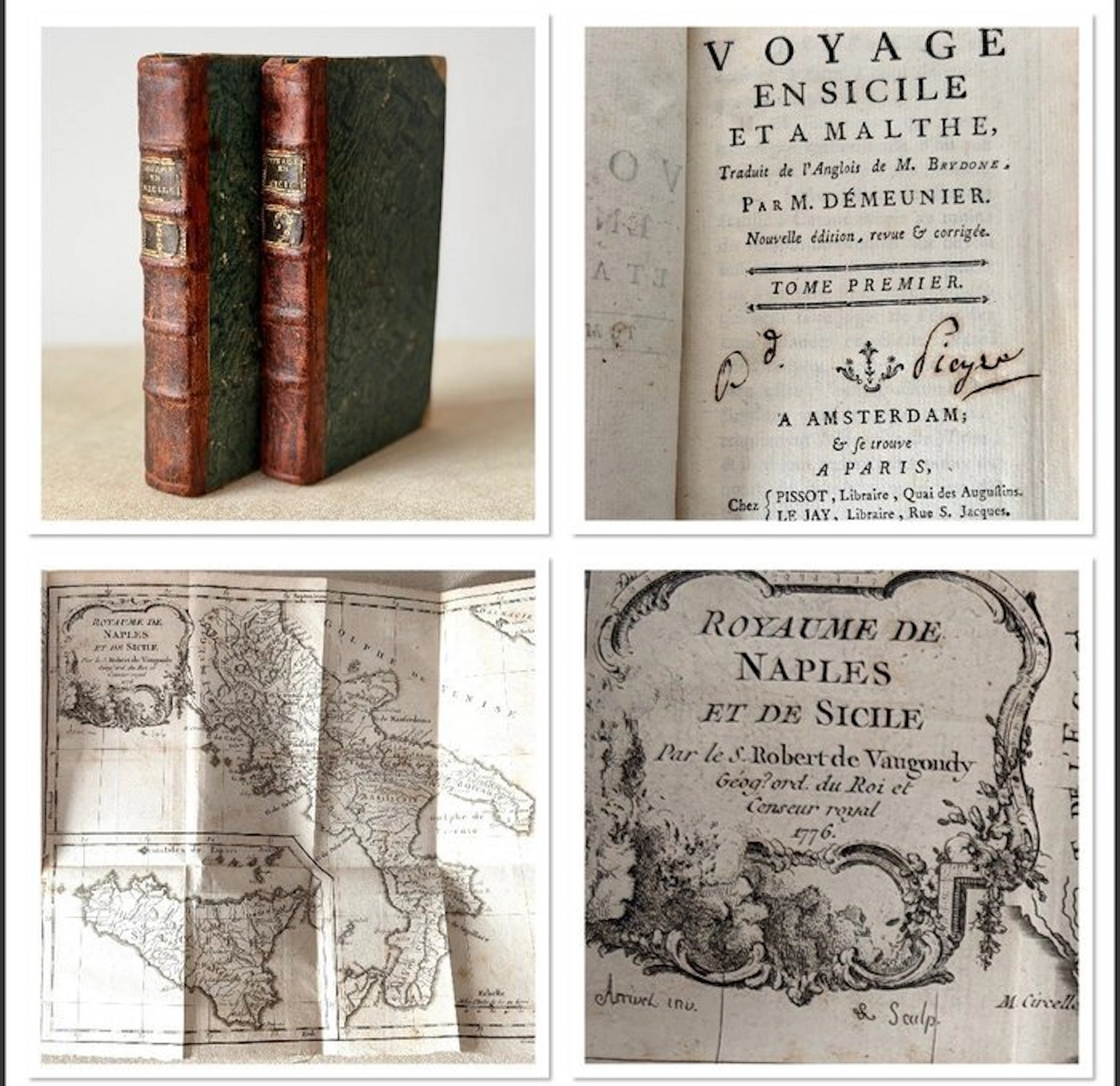 Jean Houel - Voyage en Sicile et à Malthe - 1776