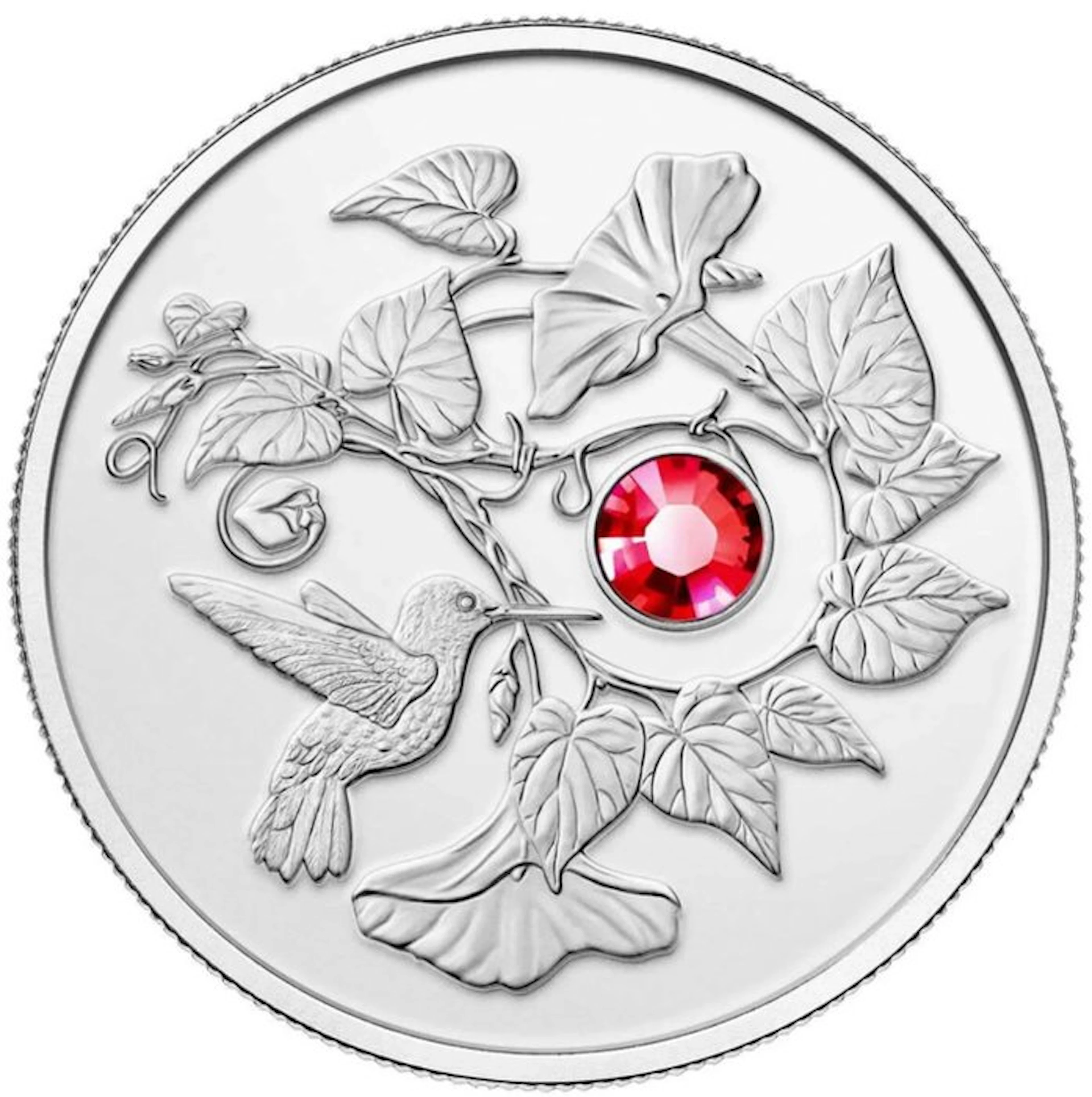 Canada. 3 Dollars 2013 Kolibri & Prunkwinde Feinsilber...